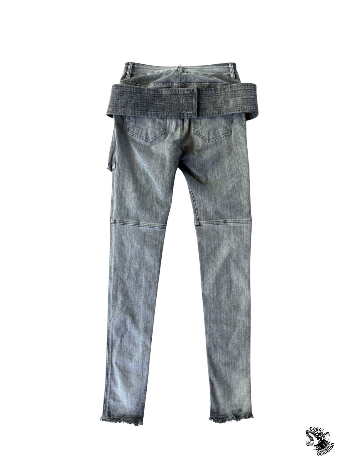 Rick Owens Rick owens denim creatch cargos Size US 27 - 2 Thumbnail