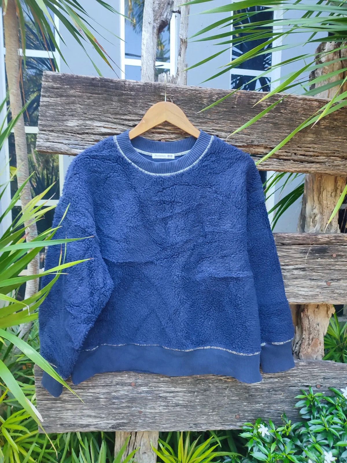 JW Anderson × Uniqlo JW Anderson x Uniqlo Navy Fleece Pullover Size US M / EU 48-50 / 2 - 1 Thumbnail