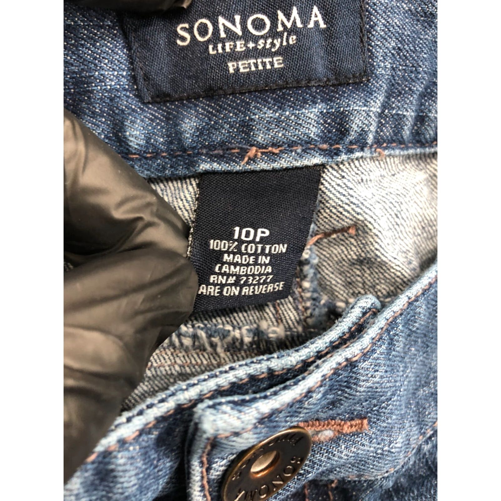 Vintage Sonoma Bermuda Shorts Womens Size 10 Mid Rise Medium Wash Blue Size 32" / US 10 / IT 46 - 6 Thumbnail