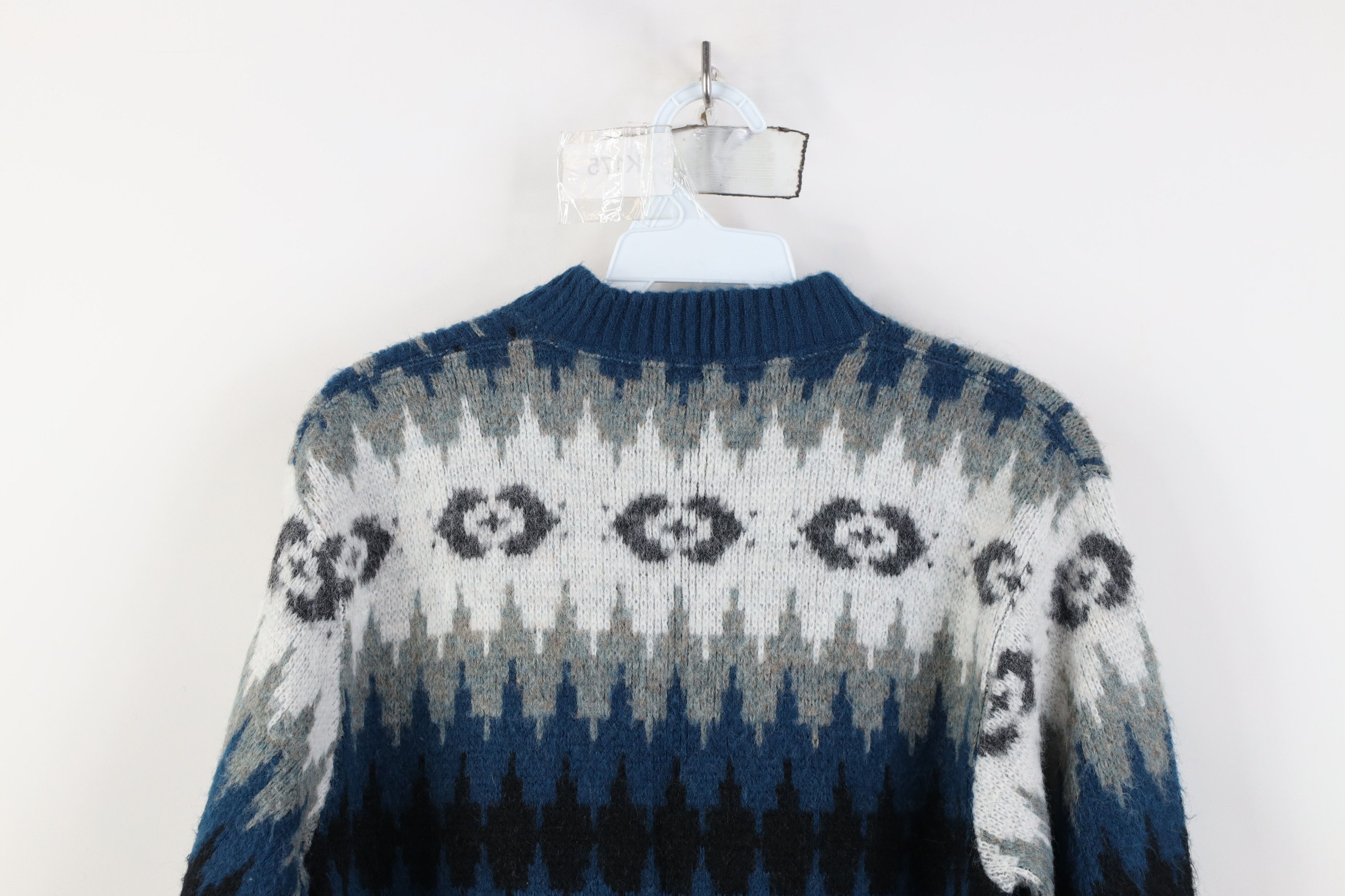 Vintage Vintage 50s Streetwear Knit Fair Isle Crewneck Sweater USA Size US S / EU 44-46 / 1 - 12 Thumbnail