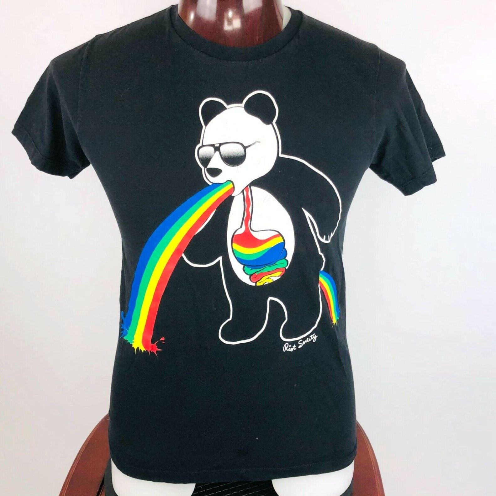 Rainbow Riot Society Rainbow Panda M T-Shirt Size US M / EU 48-50 / 2 - 1 Preview
