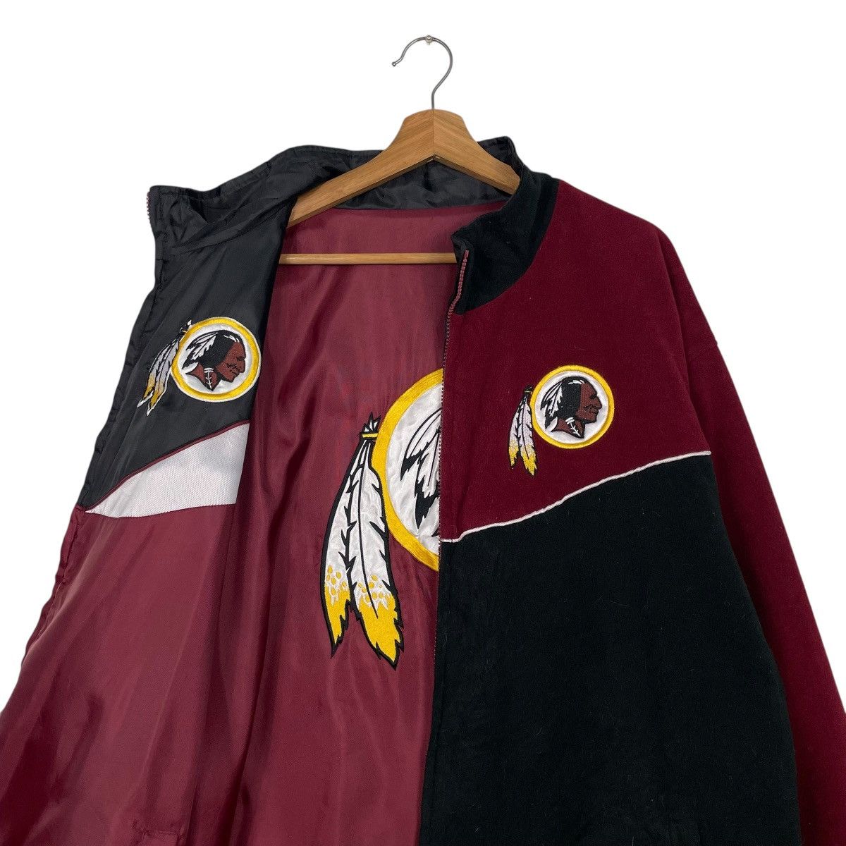NFL Vintage NFL Washington Redskins Reversible Jacket Size US XXL / EU 58 / 5 - 14 Thumbnail
