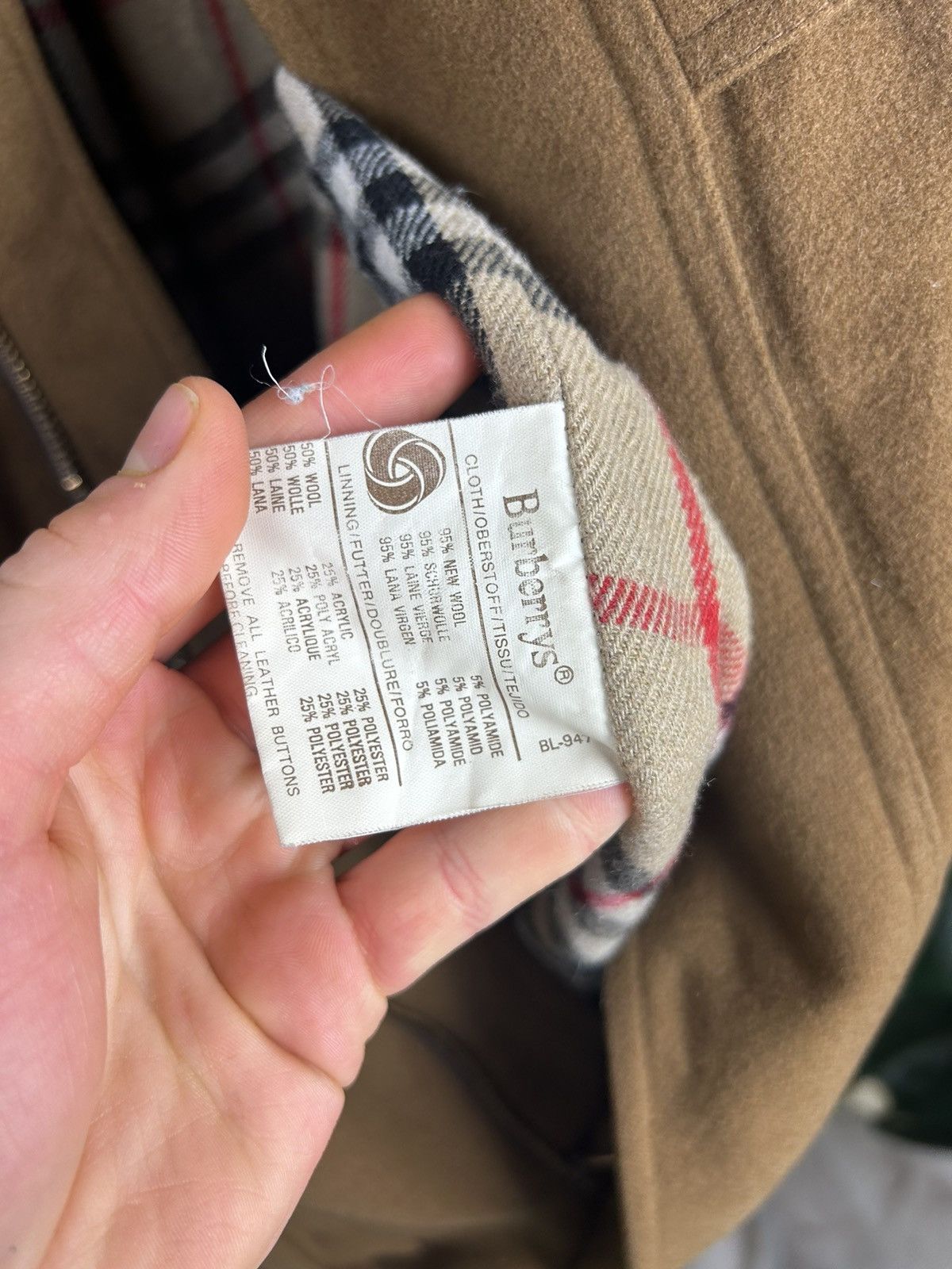 Burberry Burberry Wool Duffle Coat Nova Check England Size US L / EU 52-54 / 3 - 7 Thumbnail