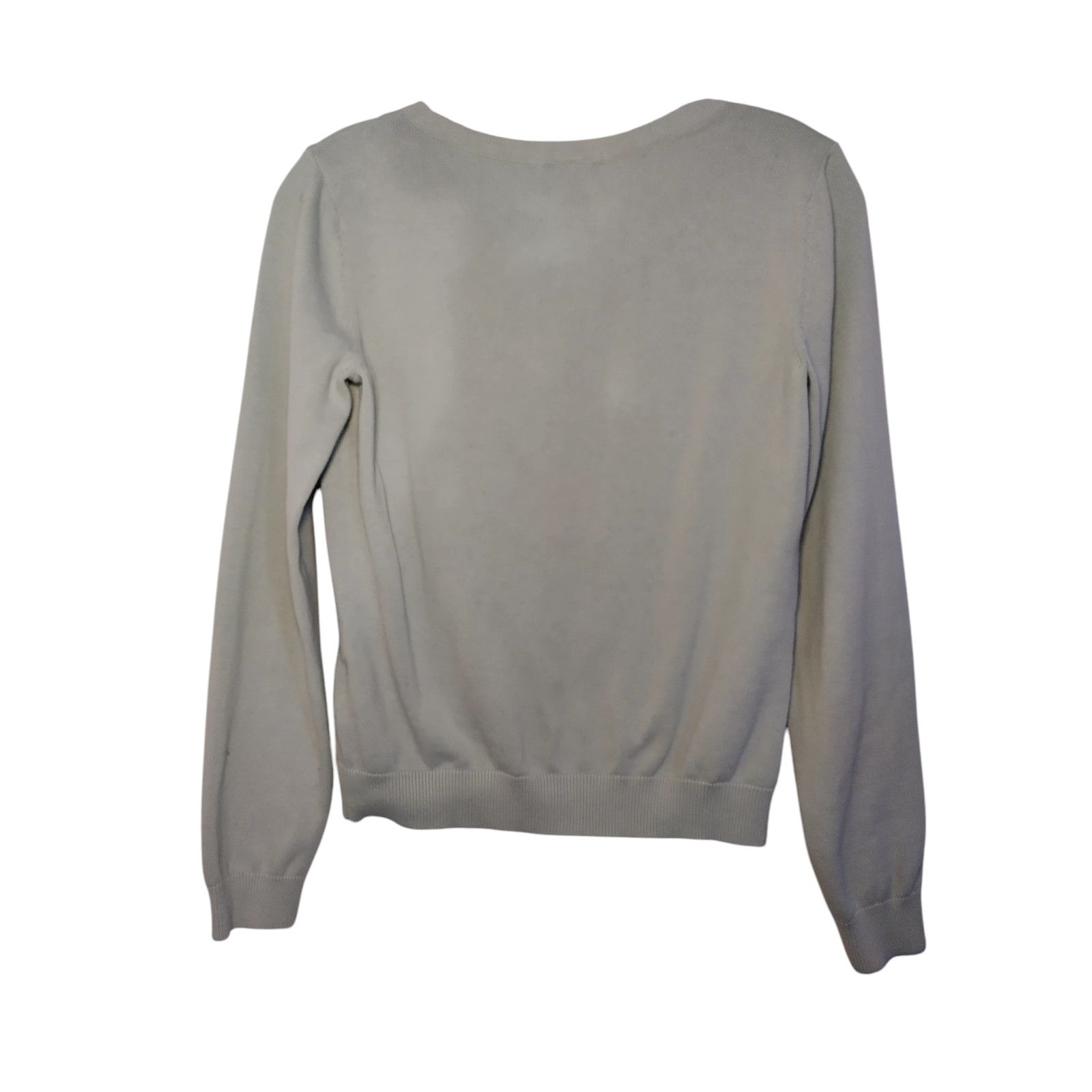 H&M H&M Womens Crew neck Ribbed Knit Cardigan Sweater Sz Small Size S / US 4 / IT 40 - 10 Thumbnail