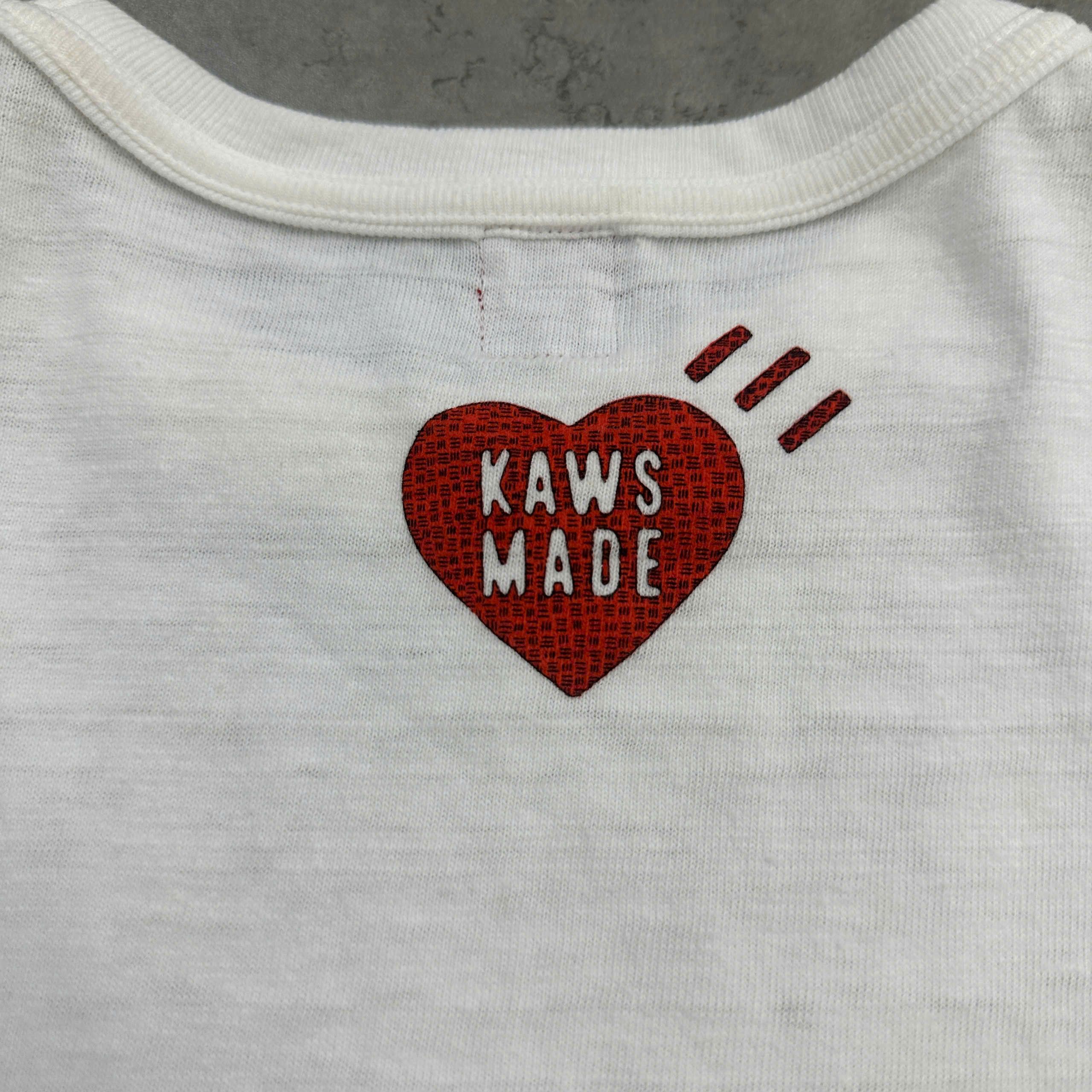 Human Made KAWS X HUMAN MADE #7 TEE WHITE Size US L / EU 52-54 / 3 - 4 Thumbnail