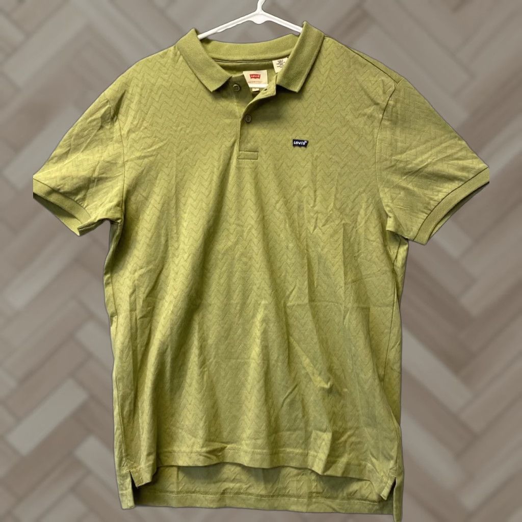 Levi's Levi's Polo Shirt Adult L Green Casual Short Sleeve Mens Casual /111-39 Size US L / EU 52-54 / 3 - 1 Thumbnail