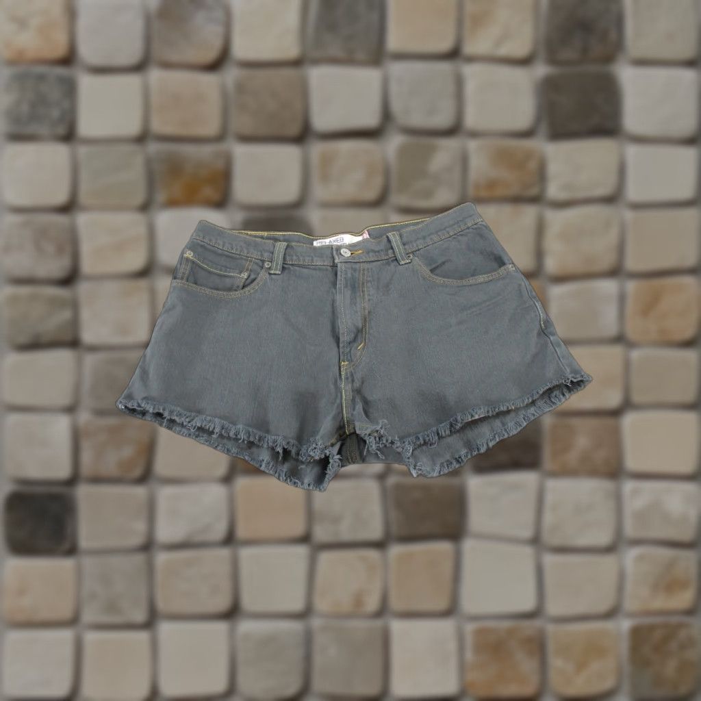 Levi's Levi's Shorts 34 Gray Denim Cut-Off 90s American Classic Womens Size 24" / US 00 / IT 34 - 1 Thumbnail