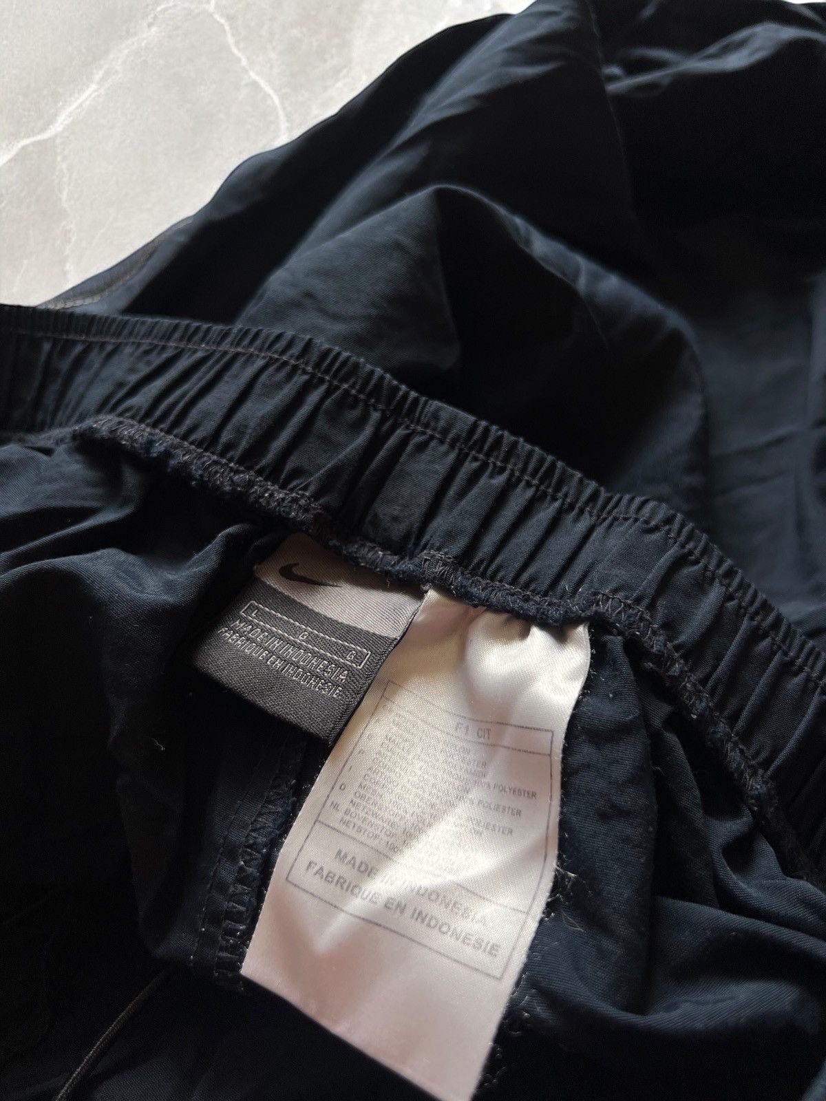 Nike × Vintage NIKE VERY WIDE! BAGGY KNEE LOGO TRACK SUIT PANTS y2k 90s ZIP Size US 33 - 12 Thumbnail