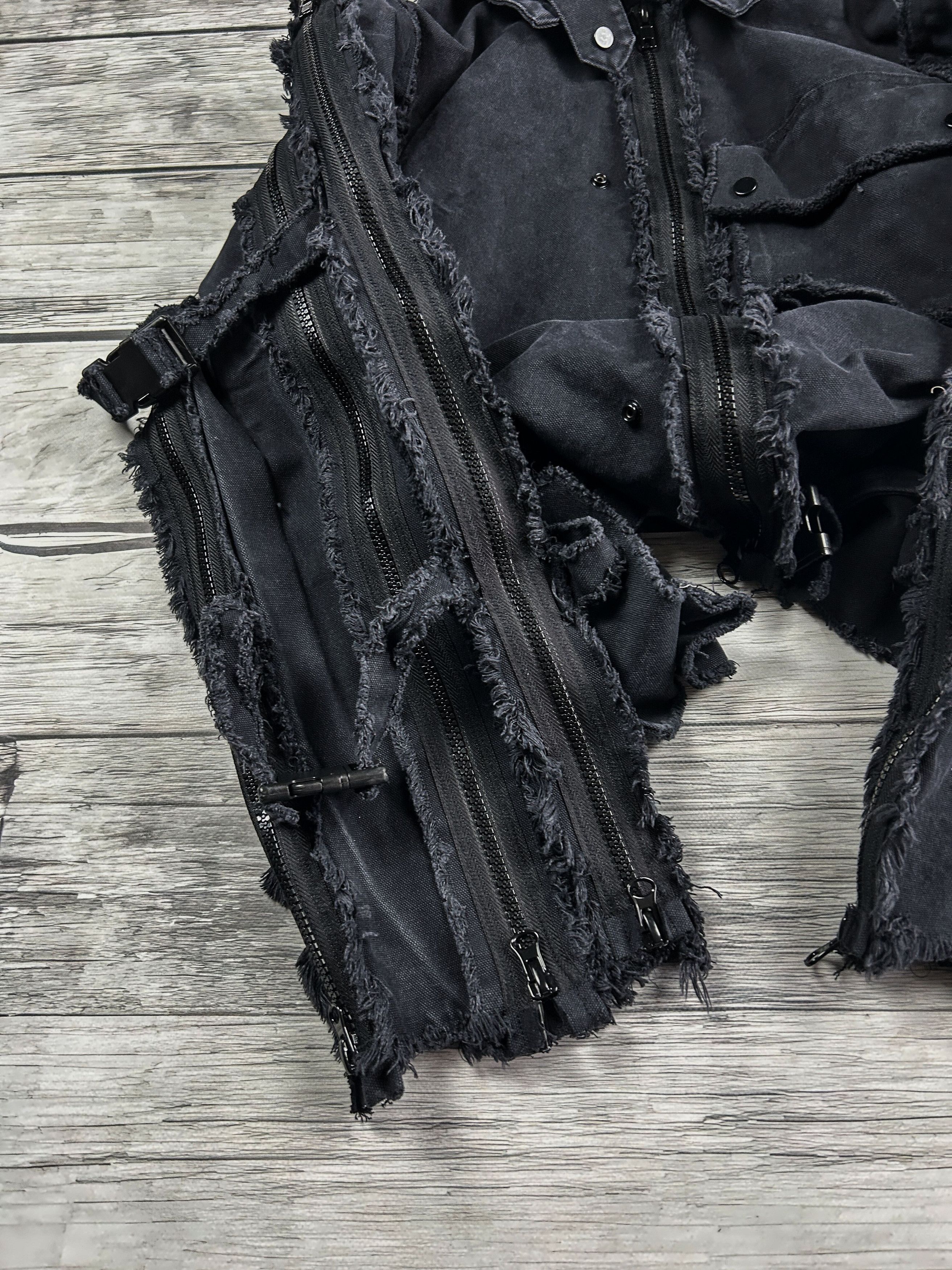 Hysteric Glamour Archive Distressed Double Layer Jacket Deconstructed Style Size US L / EU 52-54 / 3 - 5 Thumbnail