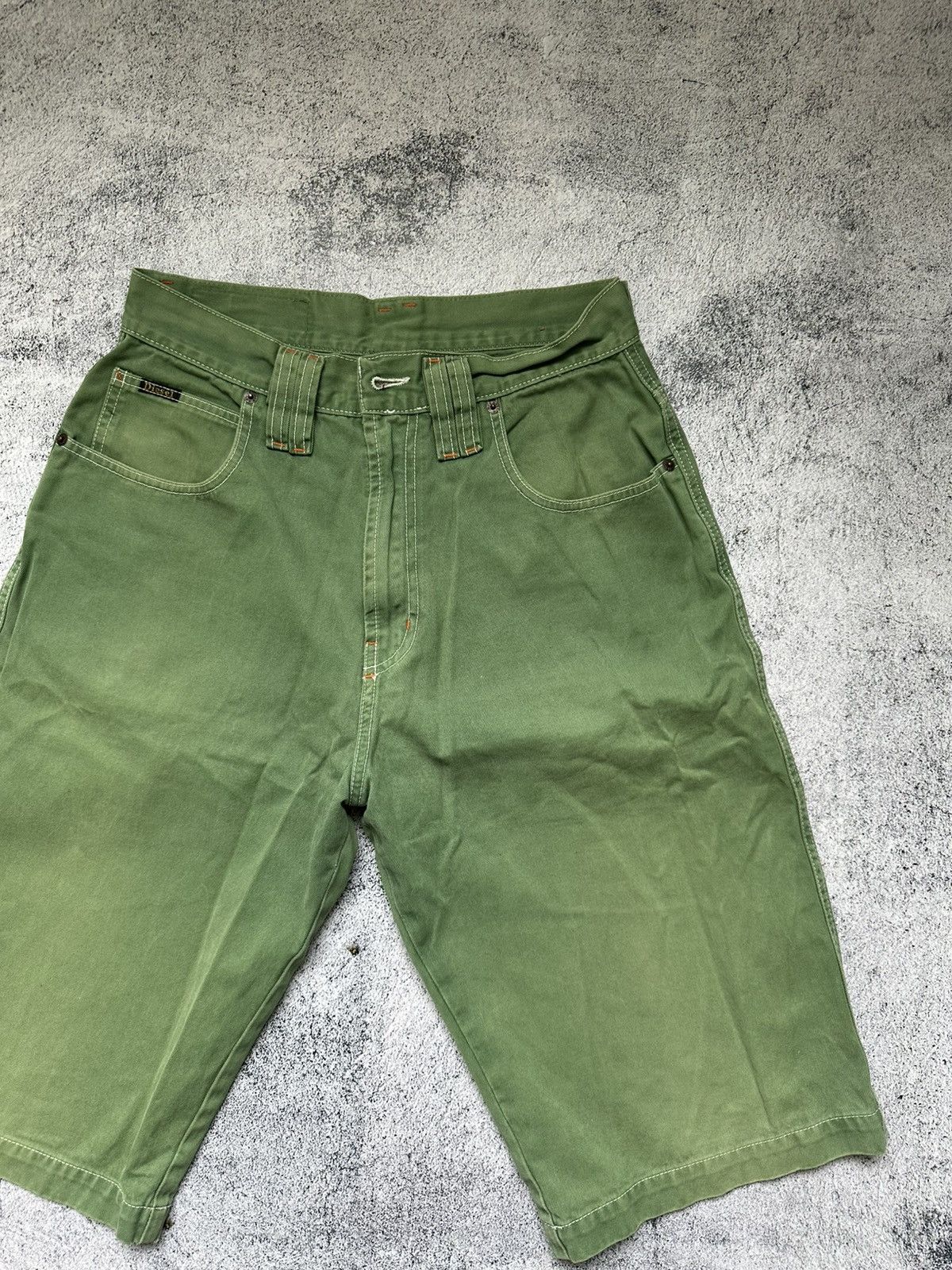 Diesel Vintage Diesel Green Fit Denim Shorts Size US 28 / EU 44 - 4 Thumbnail