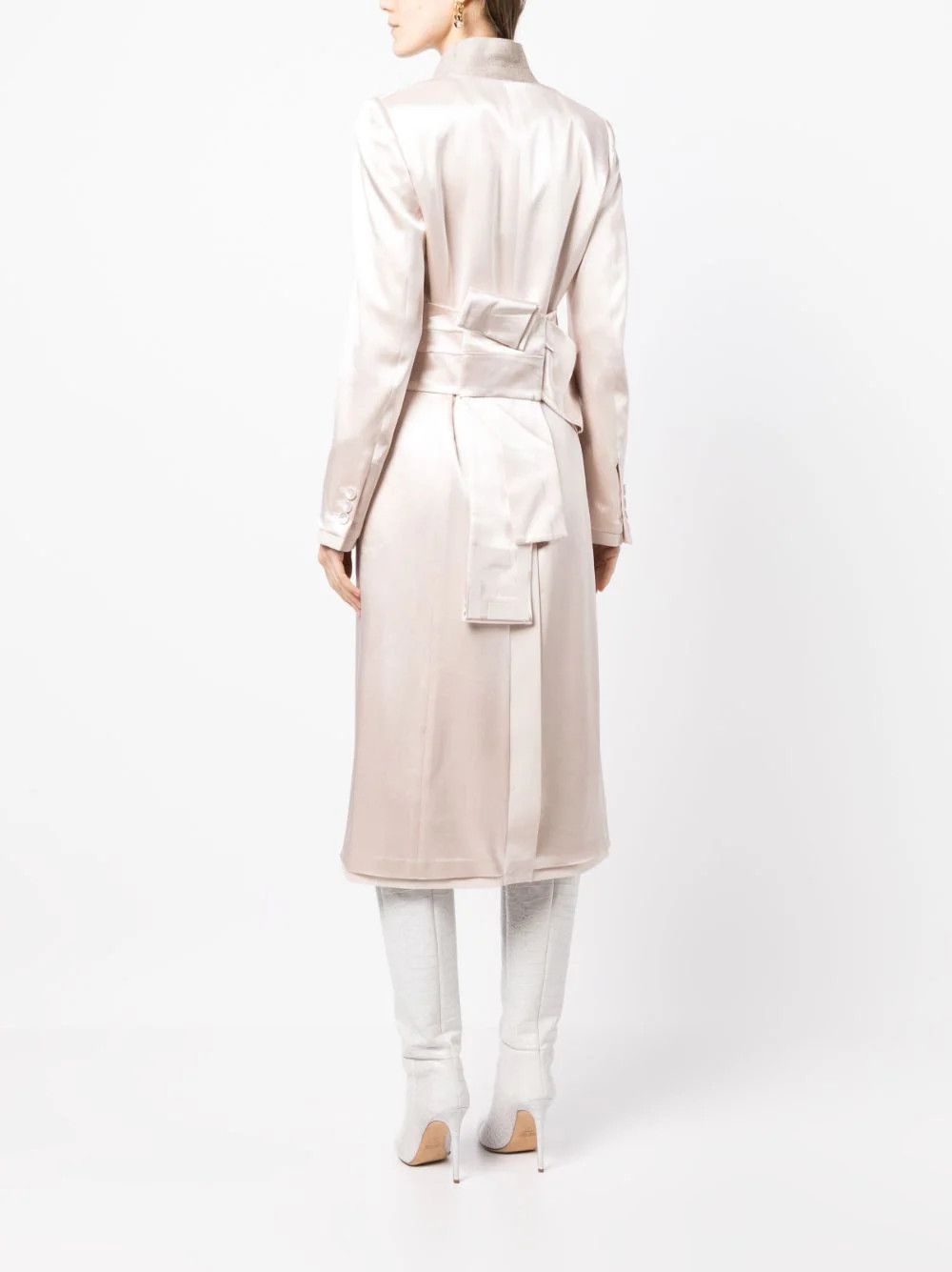 Fendi o1loc1c0824 Overcoat in Light Pink Size XS / US 0-2 / IT 36-38 - 4 Thumbnail