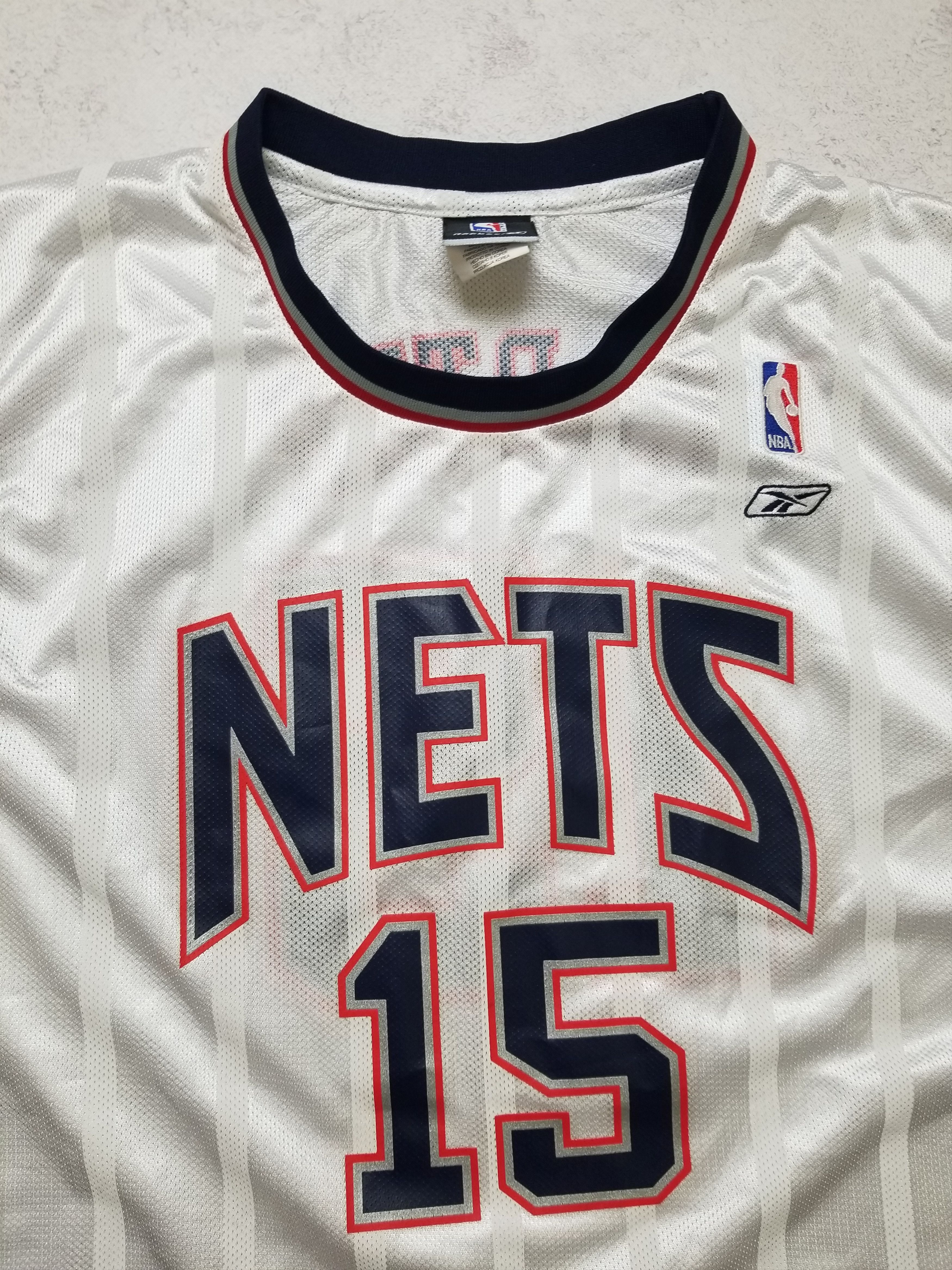 Reebok Reebok Brooklyn Nets #15 Vince Carter NBA Jersey Size US XXL / EU 58 / 5 - 11 Thumbnail