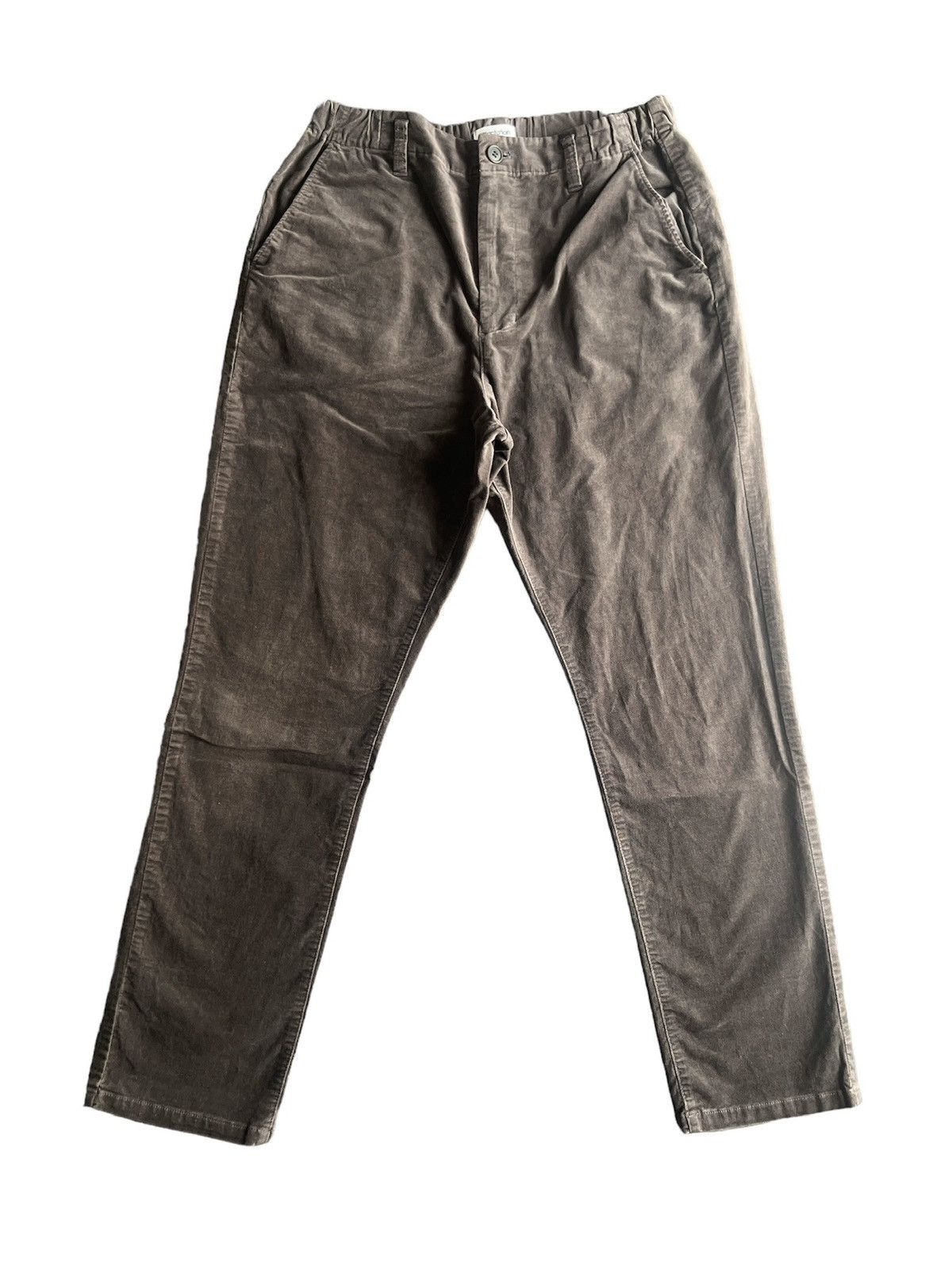 image of Plantation By Issey Miyake : Velvet Flexible Waist in Brown Gradient, Men's (Size 32)