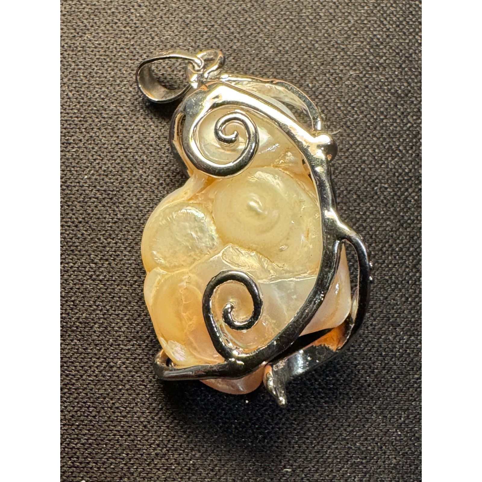 Other 925 Sterling Silver Baroque Beach Pendant Size ONE SIZE - 3 Thumbnail
