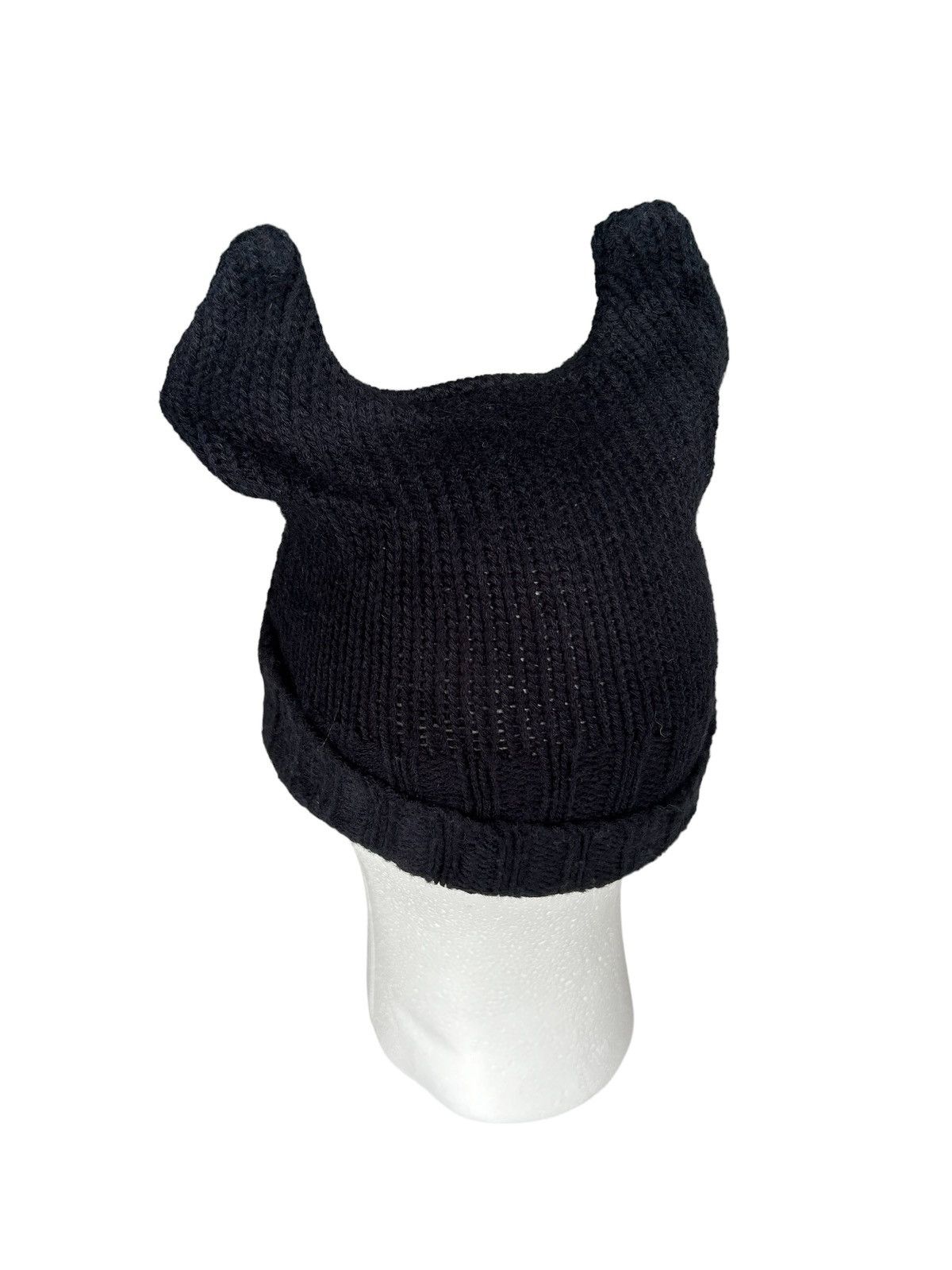 14th Addiction × Le Grande Bleu (L.G.B.) × Seditionaries Devil Horn Knitted Beanie Hats☠️ Size ONE SIZE - 4 Thumbnail