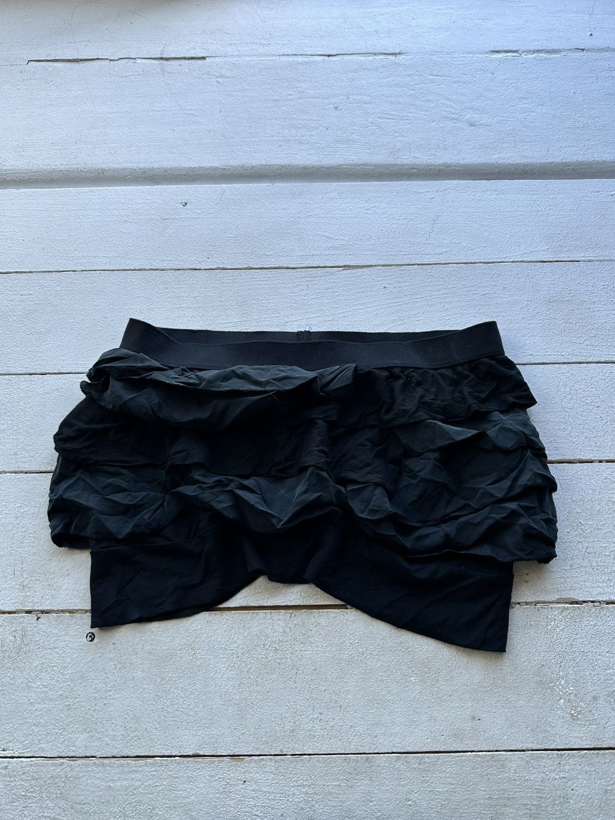Juicy Couture SEXY🚨 JUICY COUTURE Y2K AVANT GARDE MESH MINI SKIRT Size 31" - 1 Thumbnail