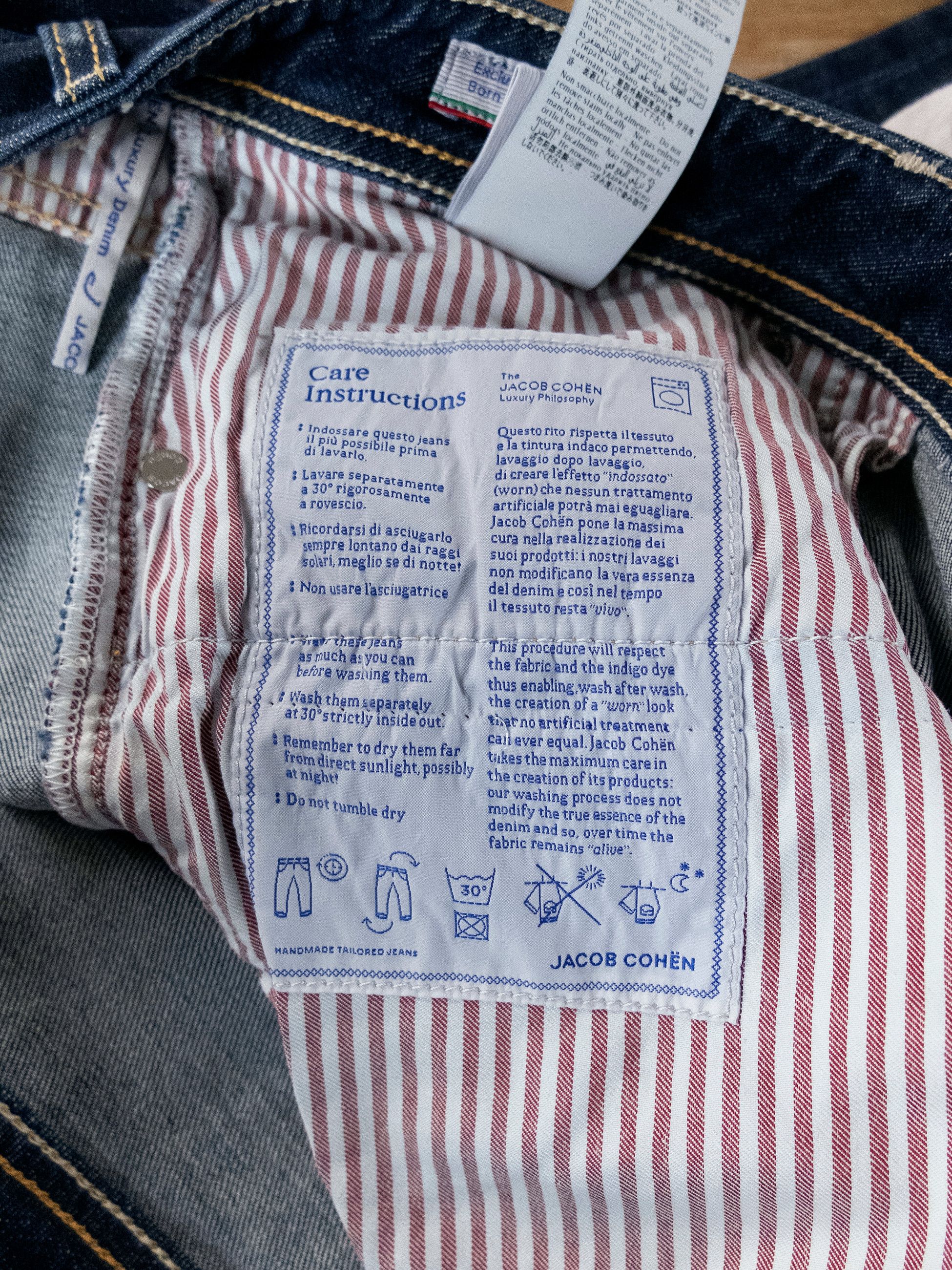 Jacob Cohen JACOB COHEN 5 pocket luxury denim navy blue jeans Size 44 Size US 44 / EU 60 - 8 Thumbnail