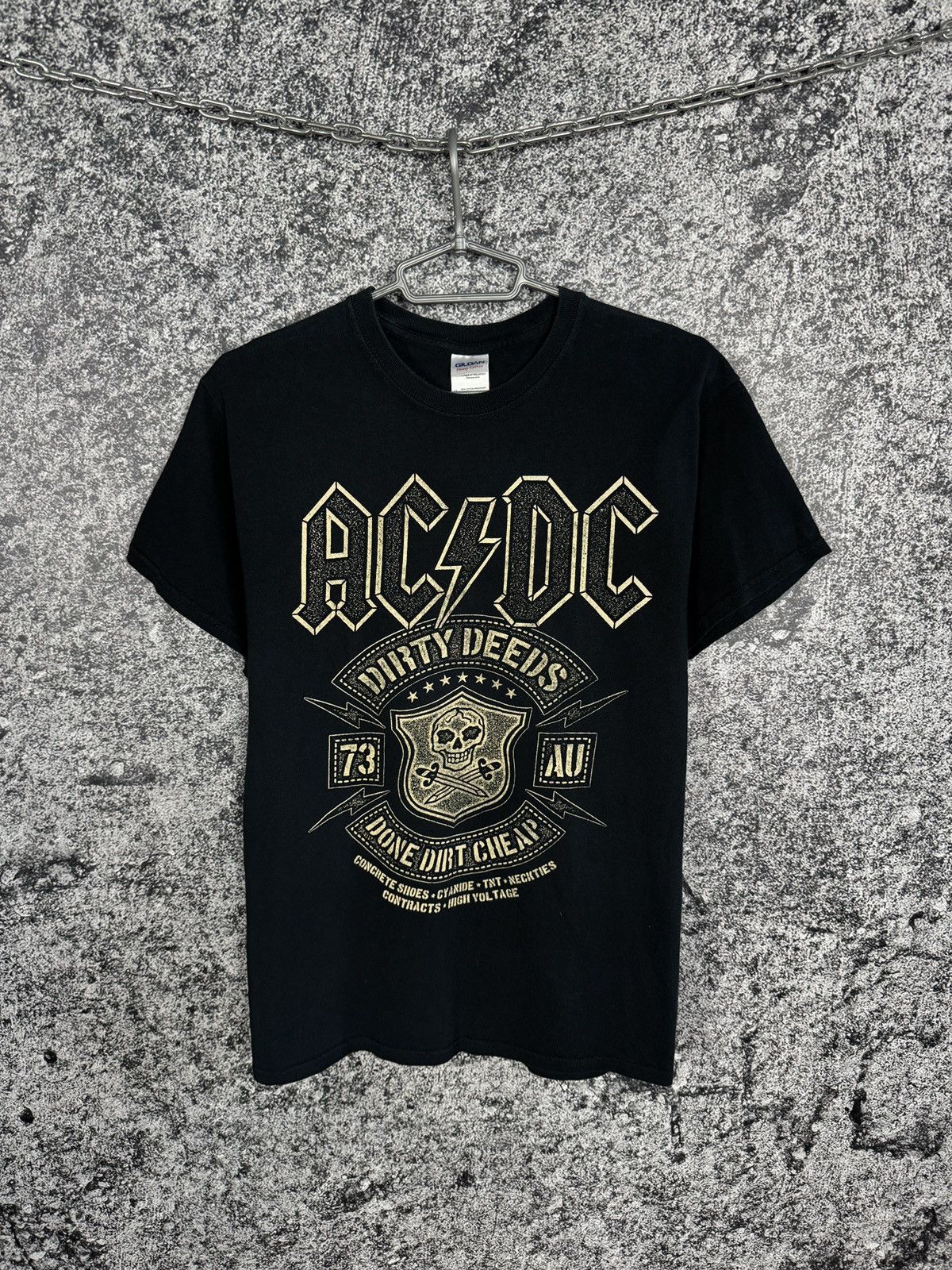 AC/DC AC/DC Dirty Deeds Done Dirt Cheap Band Rock Tee Vintage Sz M Size US M / EU 48-50 / 2 - 1 Thumbnail