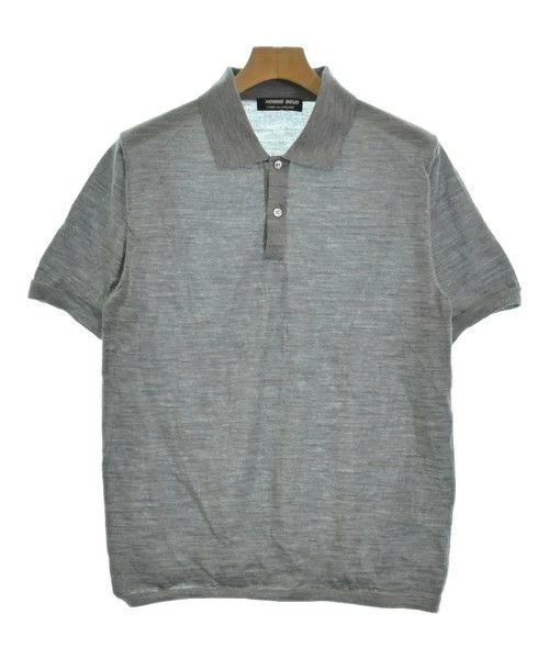 Comme des Garcons Homme Deux Knitwear Short Sleeve Plain Half Button Gray Size US S / EU 44-46 / 1 - 1 Thumbnail