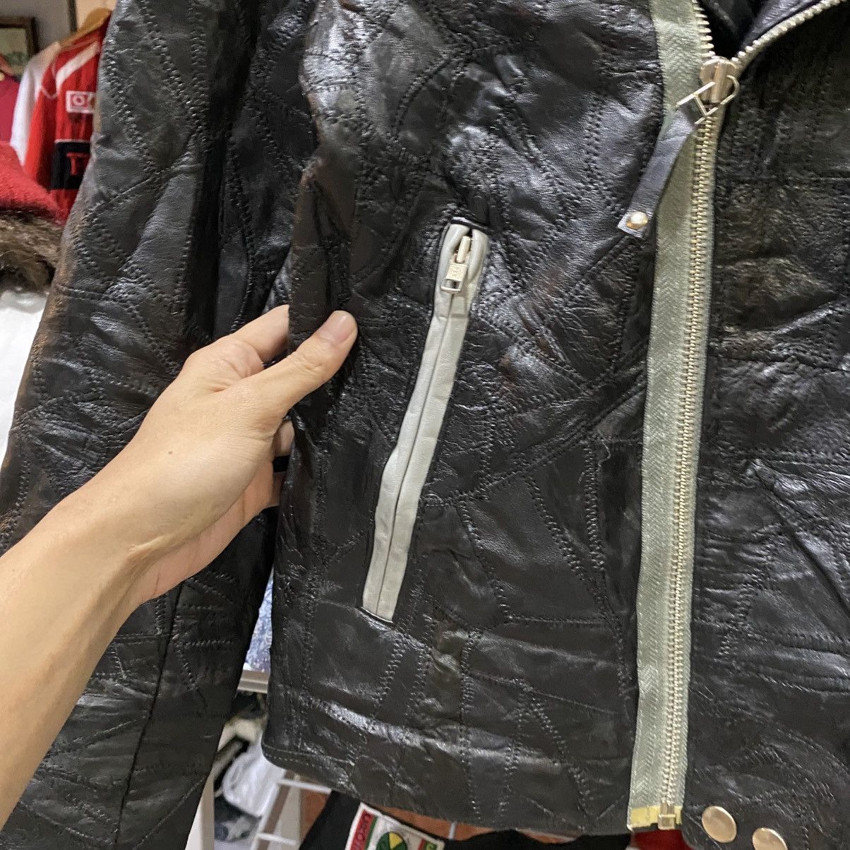 Acne Studios CRAZY VINTAGE 1997‼️ Acne Action Jeans leather biker jacket Size US S / EU 44-46 / 1 - 16 Thumbnail