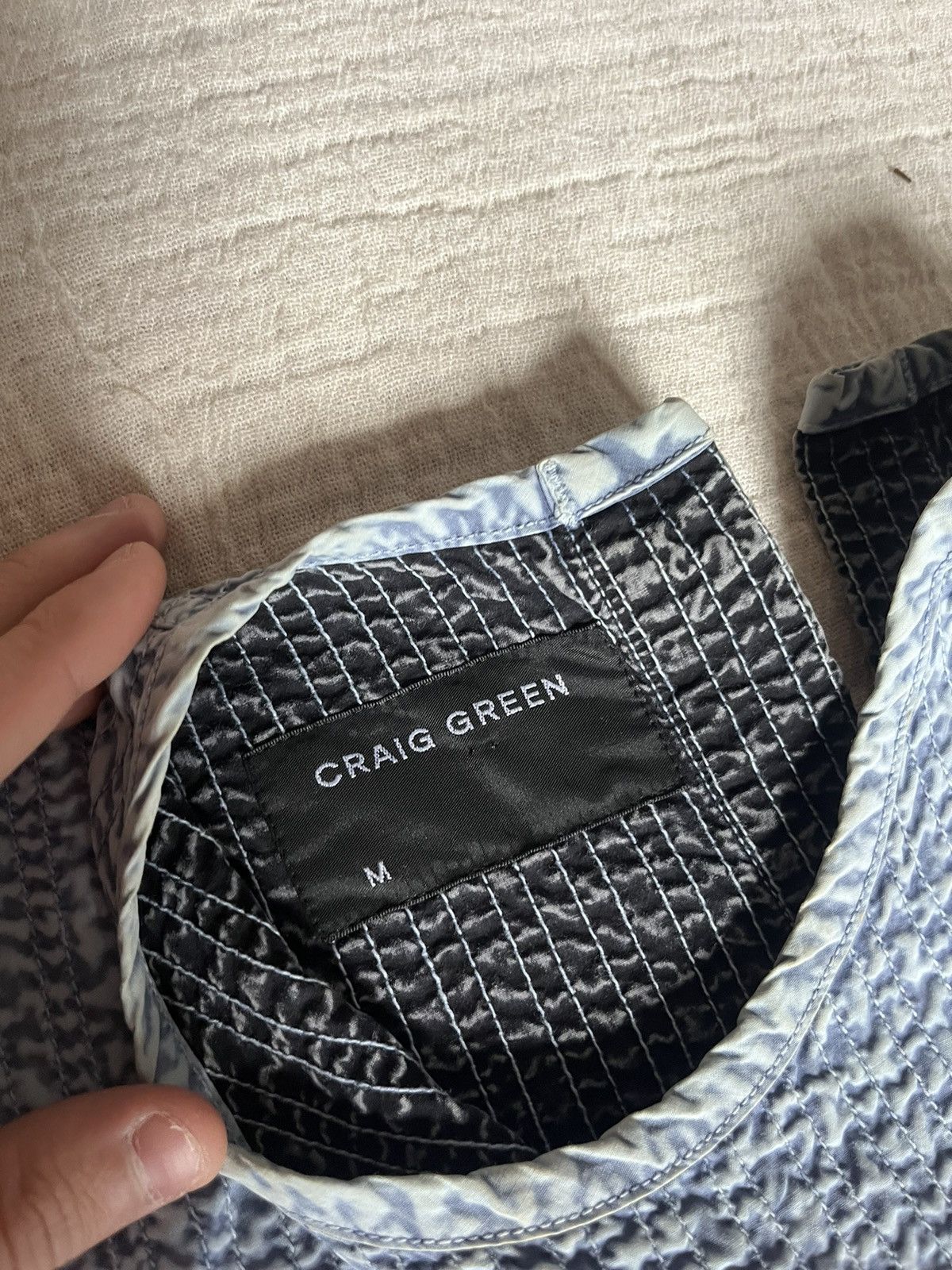 Craig Green Craig Green Quilted Acid-Washed Vest – Runway Piece (FW19) Size US M / EU 48-50 / 2 - 7 Thumbnail