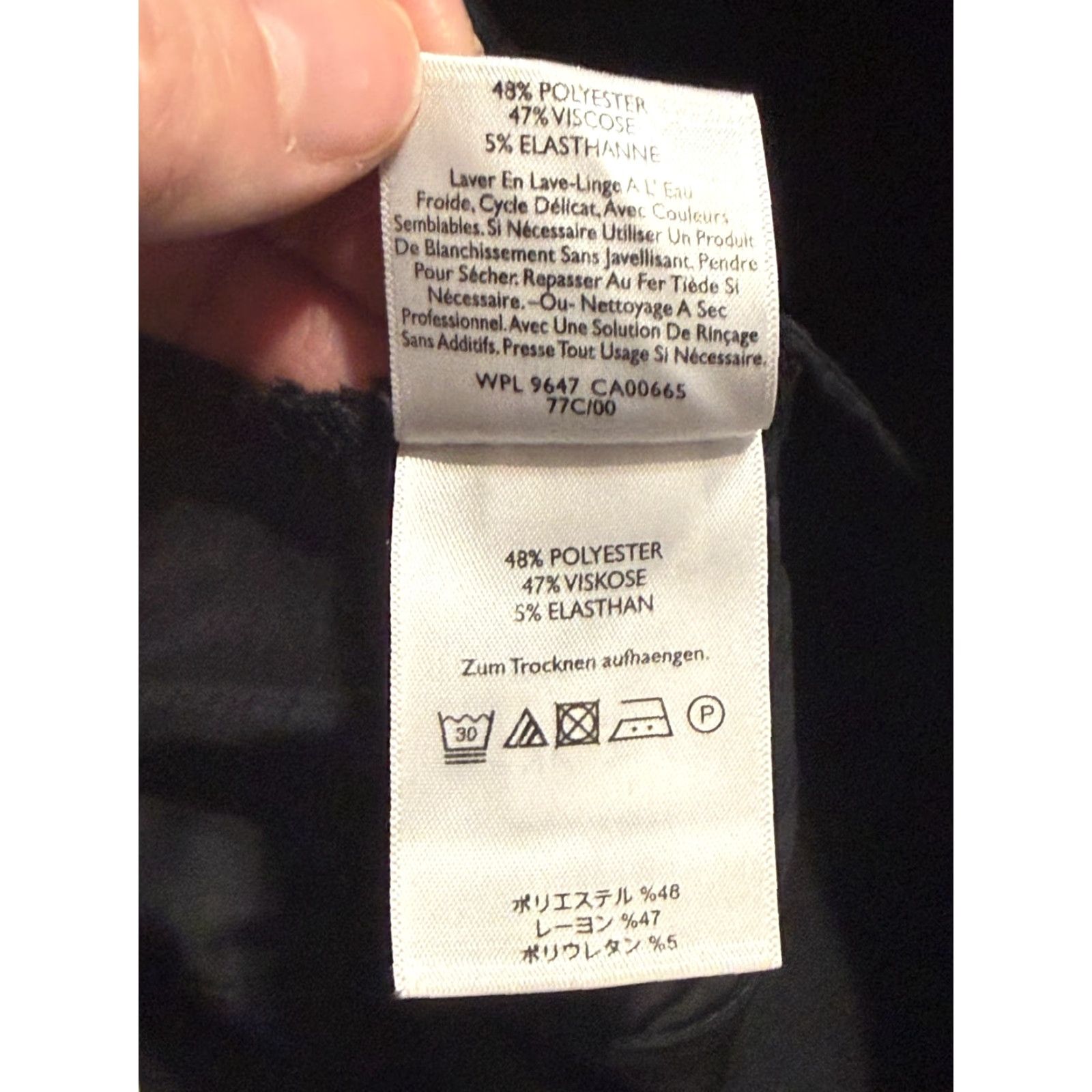 Eddie Bauer VINTAGE Eddie Bauer Pants Women Flared Leg Blakely Fit 29 Waist Black Cotton Flat Front Zip Ankle Regular Inseam 29" Size 29" - 7 Thumbnail