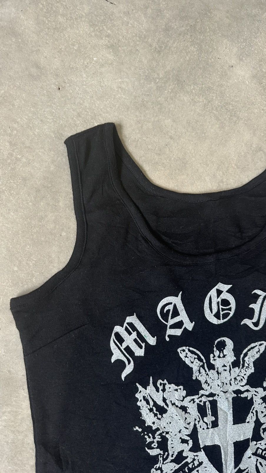 Japanese Brand VINTAGE MAGIC THE HONOR AFFLICTION STYLE TANK TOP Size XS / US 0-2 / IT 36-38 - 4 Thumbnail