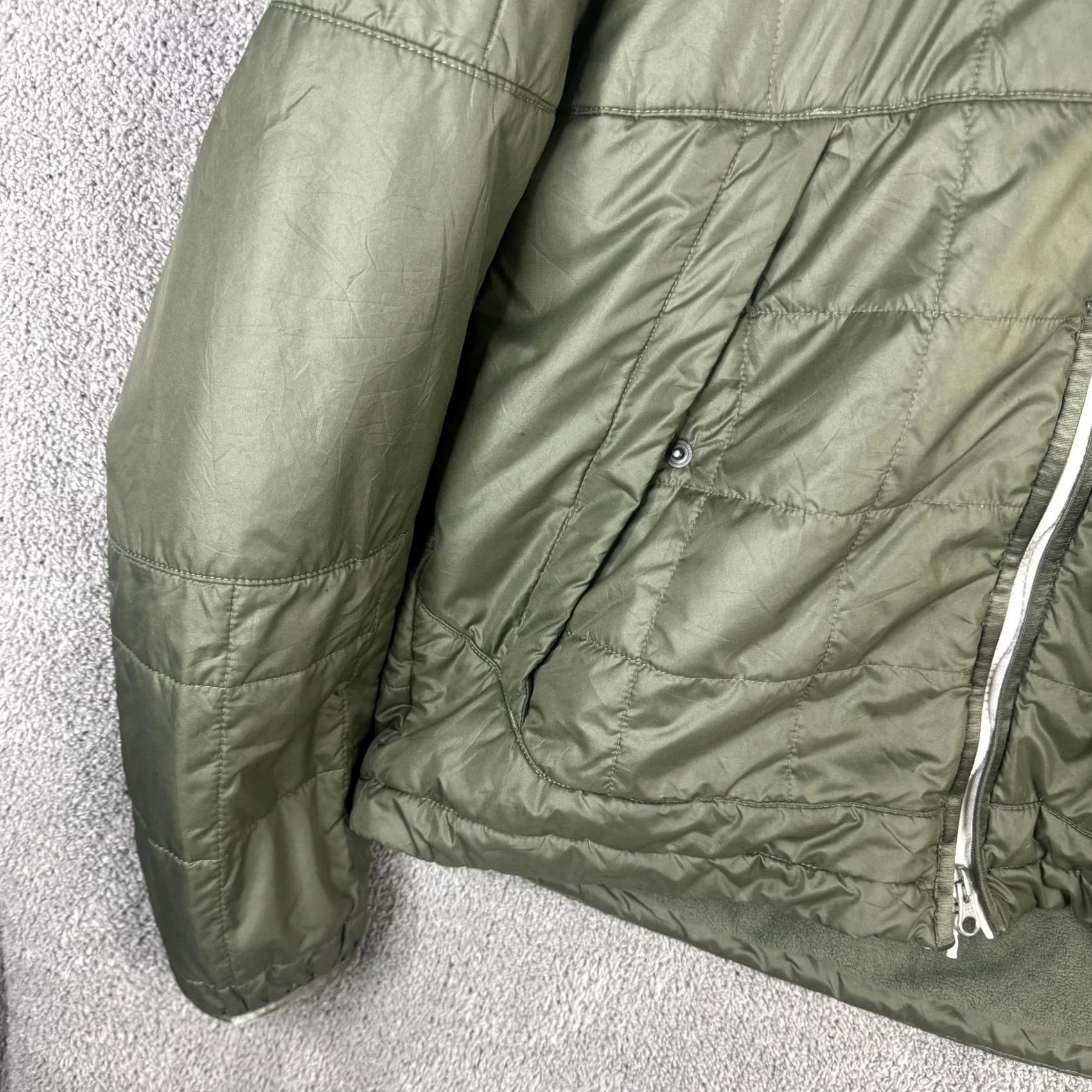 Nike Nike Jacket Mens M Green Hooded Puffer Full Zip Lined Polyester CU4422-380 Size US M / EU 48-50 / 2 - 2 Thumbnail