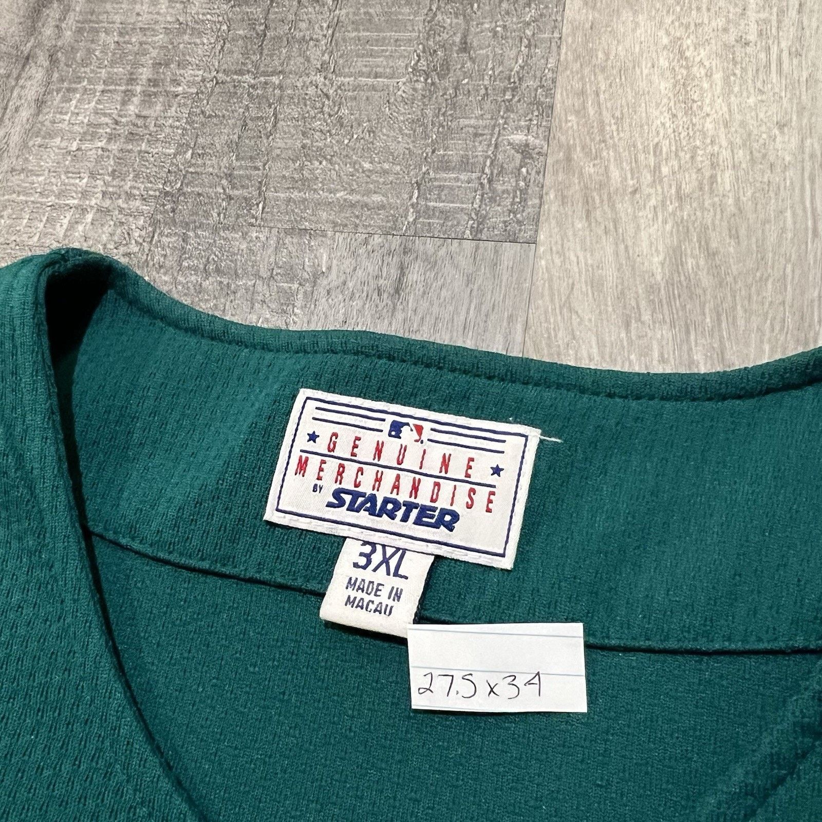 Starter VTG 90s Seattle Mariners Starter Jersey Sz 3XL MLB Teal Size US XXL / EU 58 / 5 - 4 Thumbnail