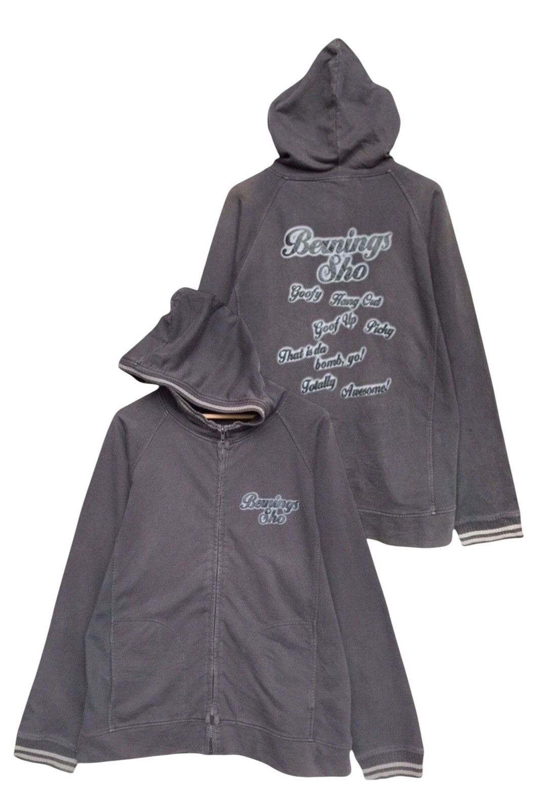 Japanese Brand Bernings Sho Poem Zip Up Gothic Punk Bondage Hoodie Size US M / EU 48-50 / 2 - 1 Thumbnail