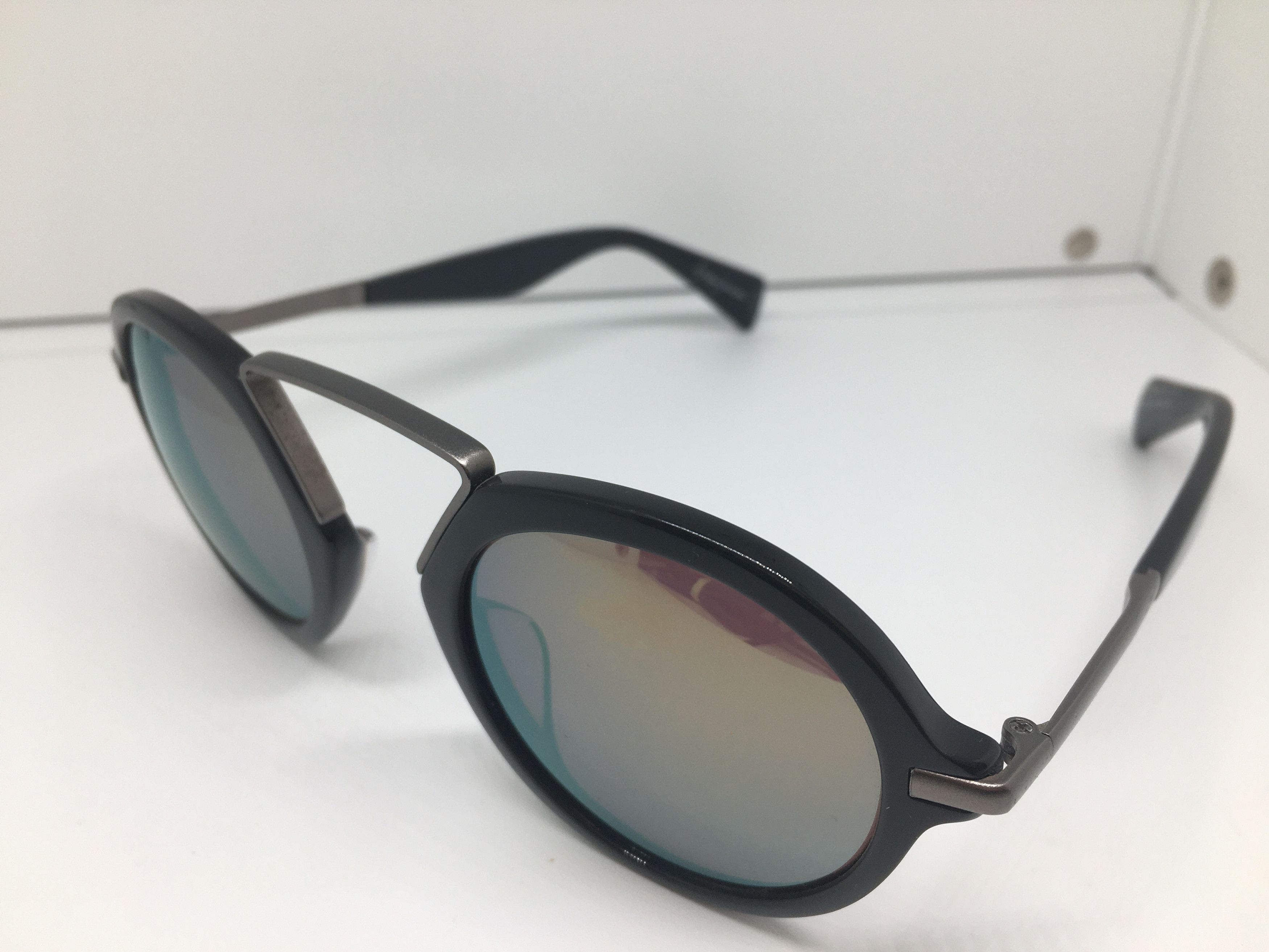 Yohji Yamamoto Yohji Yamamoto YY5009 Round Sunglasses Frame Size ONE SIZE - 3 Thumbnail