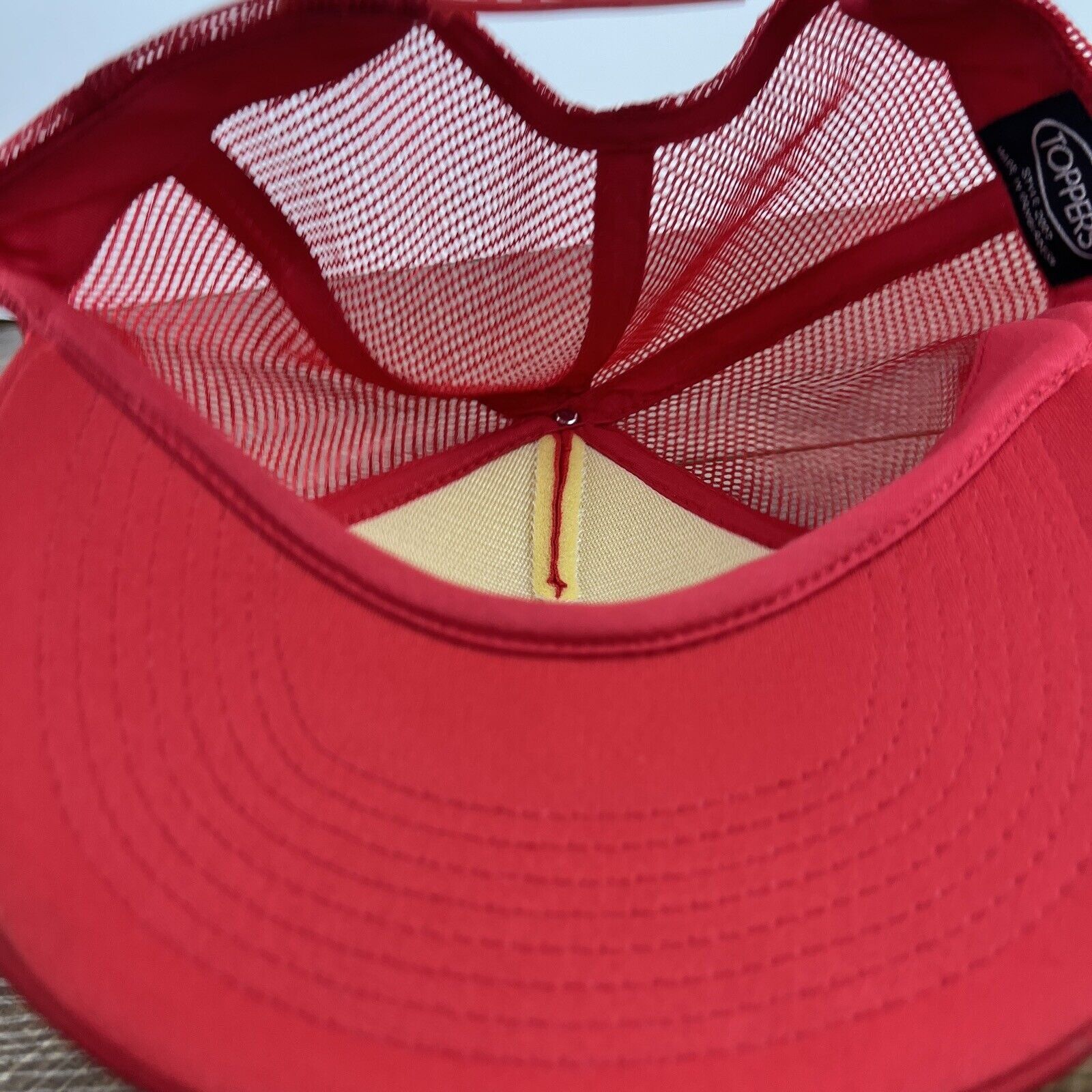 Other Plain Red Trucker Hat Red Hat Adjustable Adult Size Hat Red Size ONE SIZE - 12 Thumbnail