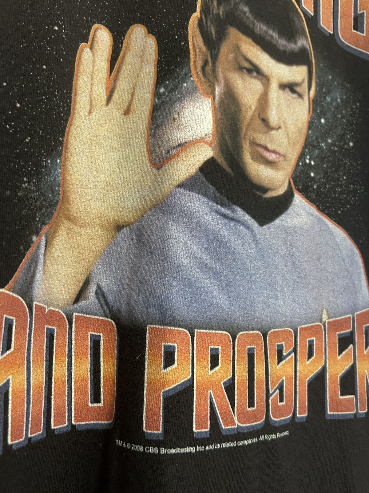 Vintage ‘08 Star Trek Live Long And Prosper Graphic T-shirt Size US XL / EU 56 / 4 - 3 Thumbnail