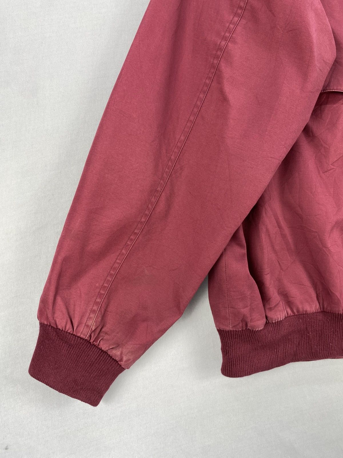 Japanese Brand Crocodile Bomber Style Jacket Maroon Colour Size US L / EU 52-54 / 3 - 6 Thumbnail