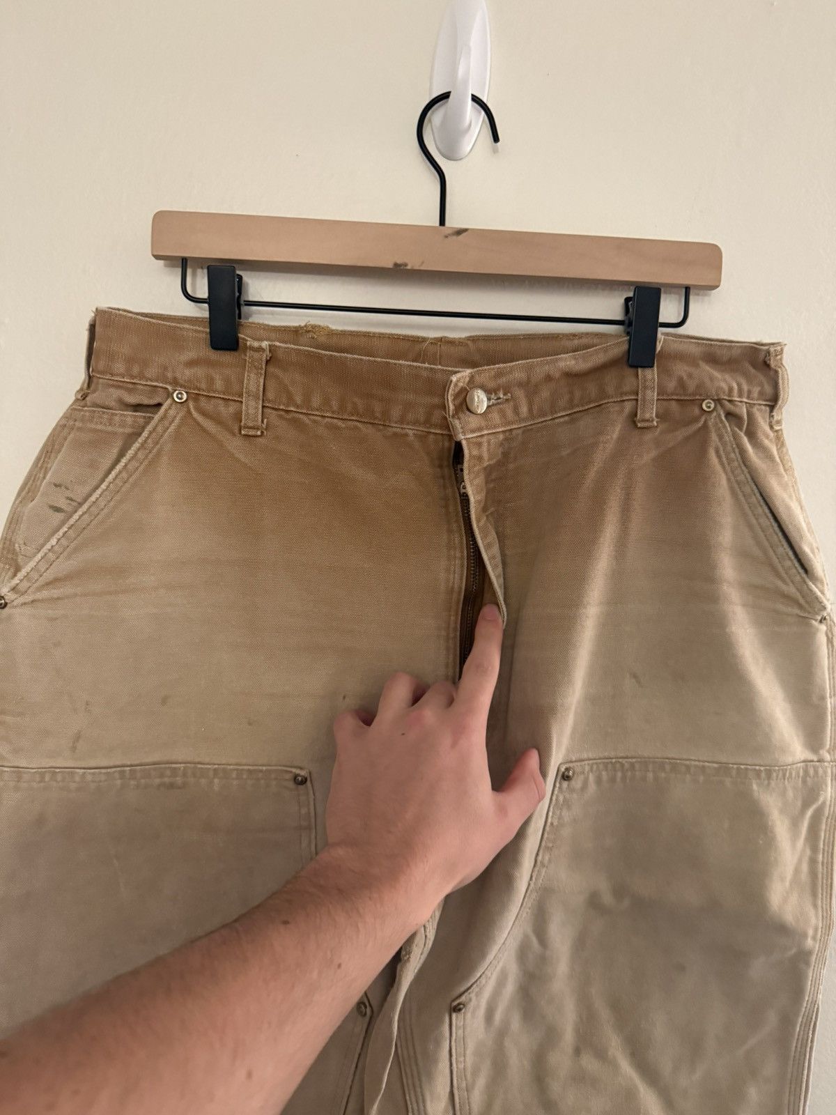 Carhartt Vintage Carhartt Double Knee Tan Workwear Pants Size US 36 / EU 52 - 3 Thumbnail