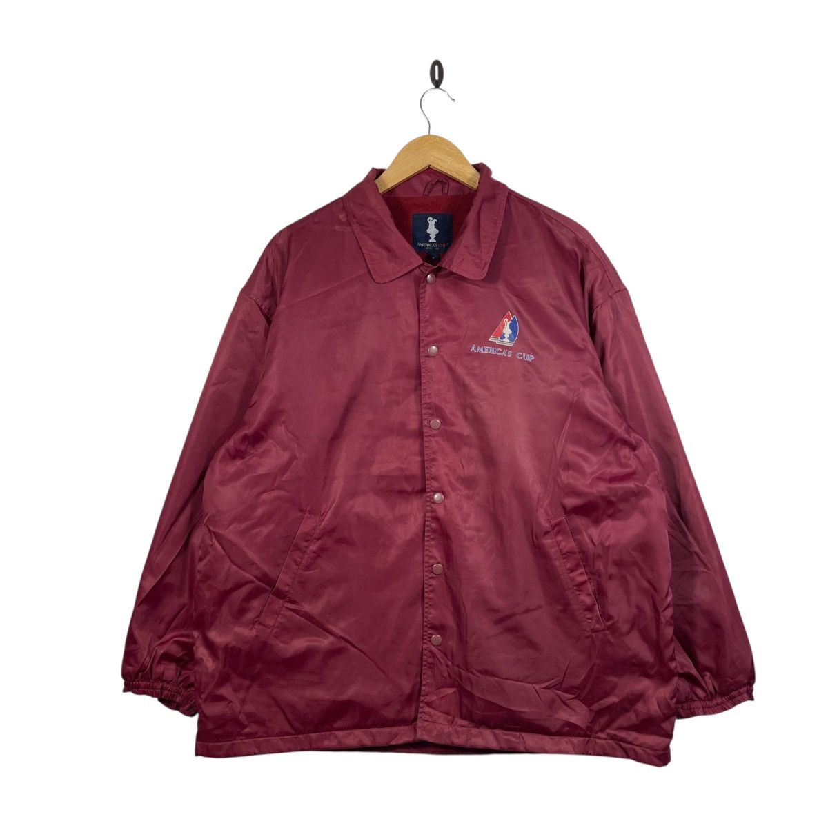 Coach Vintage America’s Cup San Diego 1995 Coach Jacket Burgundy Size US M / EU 48-50 / 2 - 1 Thumbnail