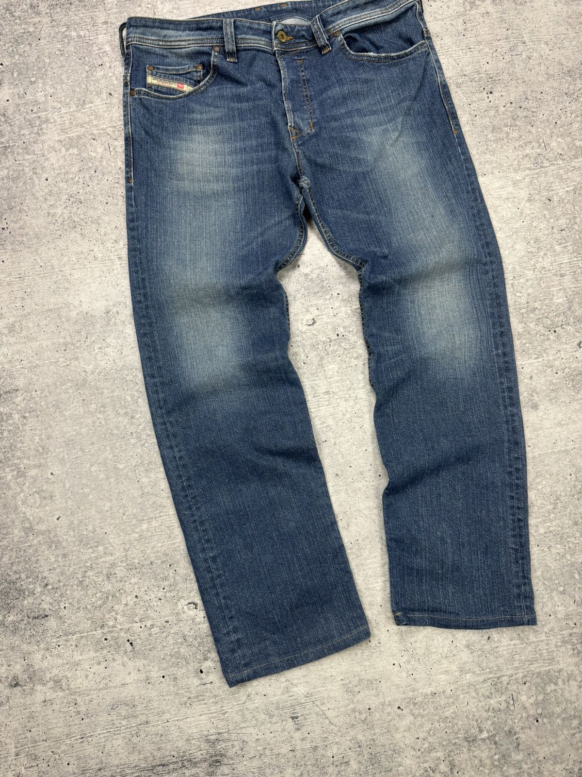 Diesel Vintage Diesel 90’s Y2K Style Blue Stonewashed Jeans Pants Size US 36 / EU 52 - 3 Thumbnail