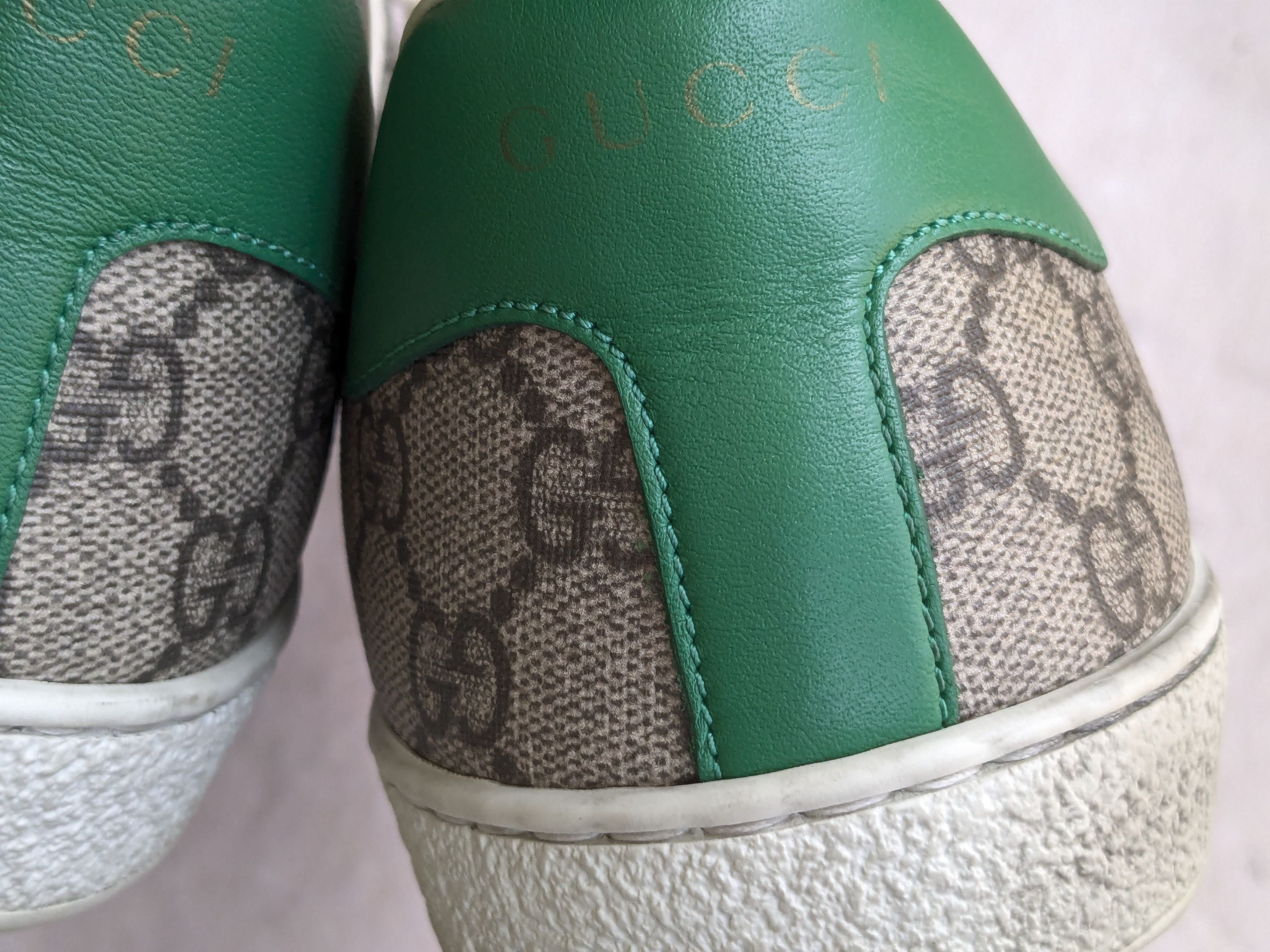 Gucci Gucci Ace Sneakers White 8.5 White Low Tops 636358 Size US 8.5 / EU 41-42 - 13 Thumbnail