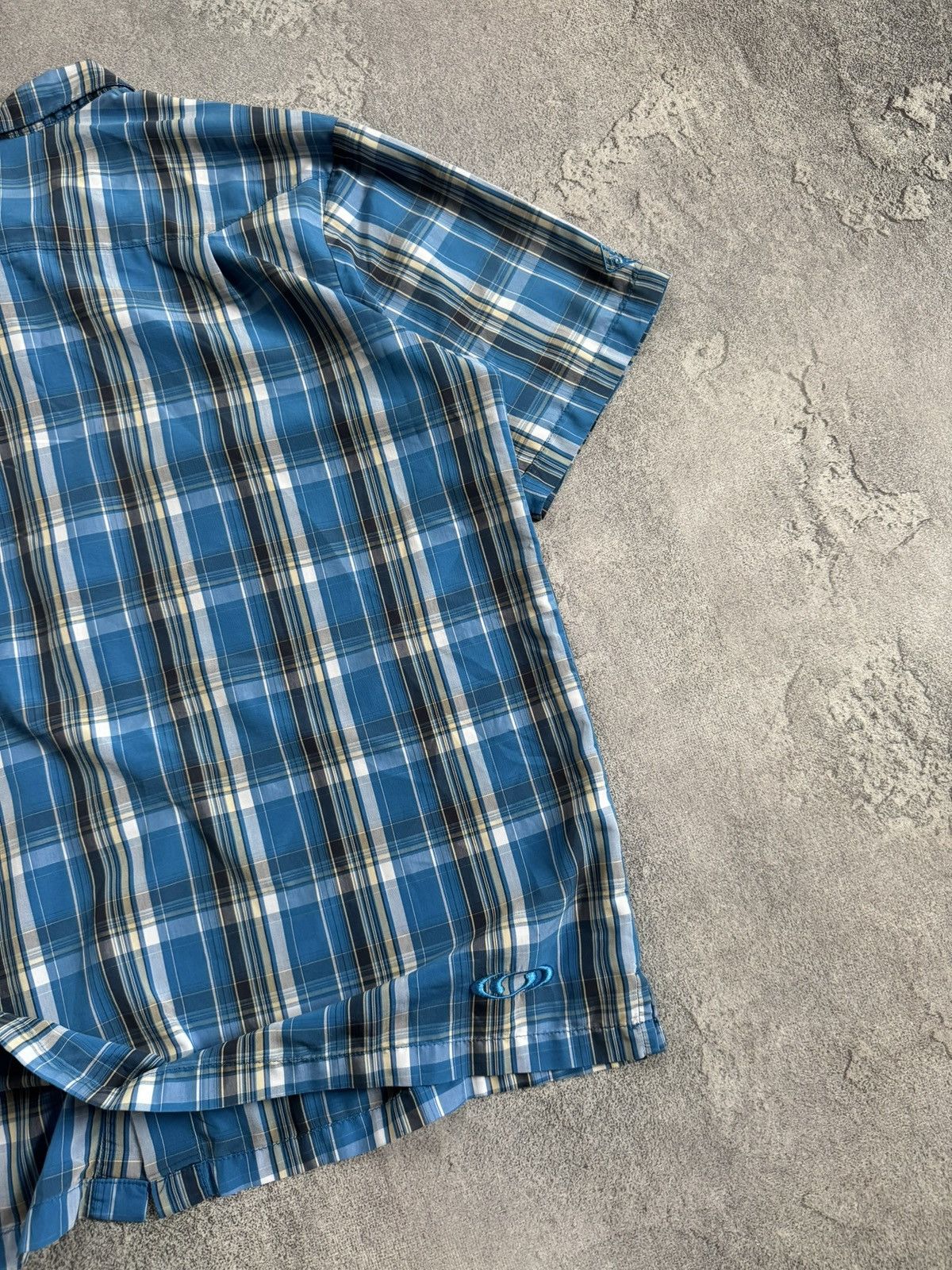Salomon Salomon L Chekered button up shirt short sleeve outdoor 00s Size US L / EU 52-54 / 3 - 11 Thumbnail