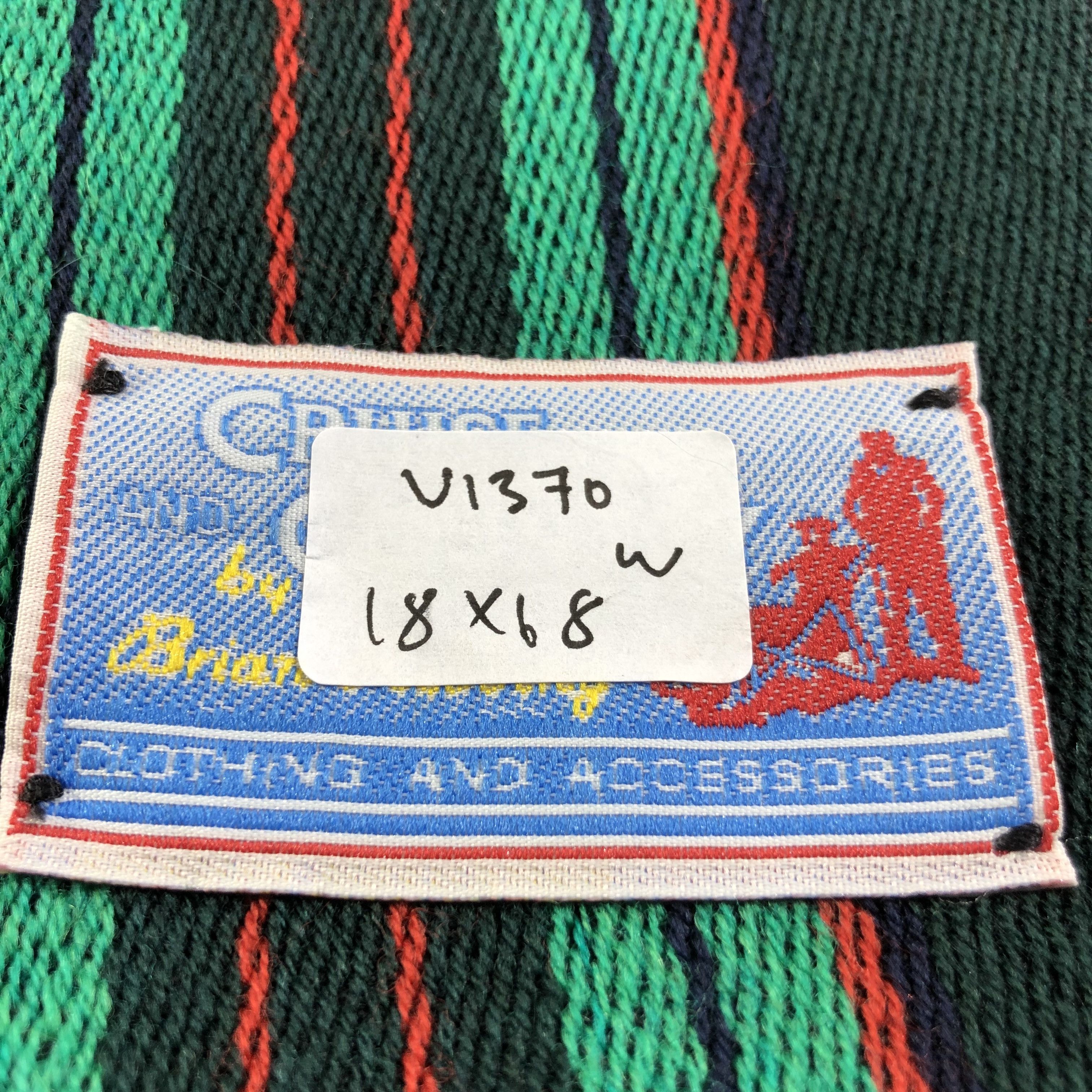 Vintage Cruise Country by Brian Redding Wool Scarf Muffler V1370 Size ONE SIZE - 6 Thumbnail