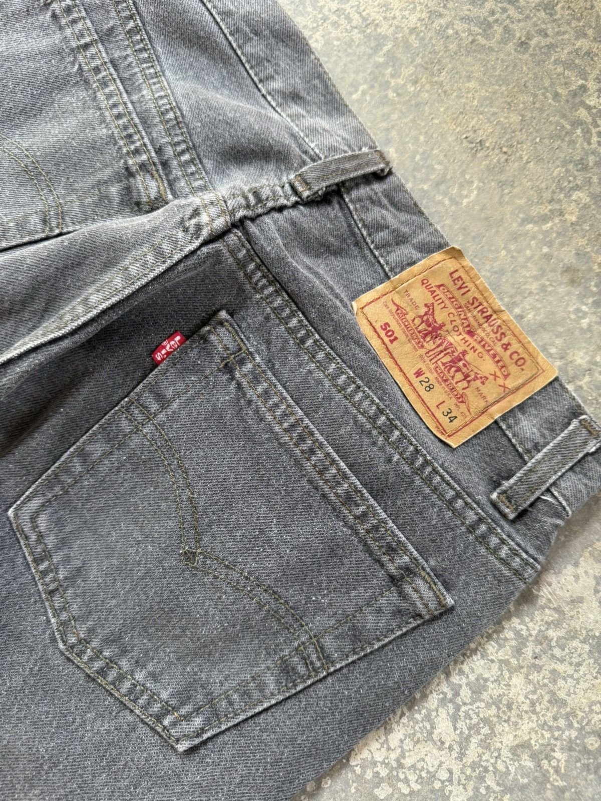 Levi's × Vintage Vintage Levis 501 Usa Jeans Size US 28 / EU 44 - 5 Thumbnail