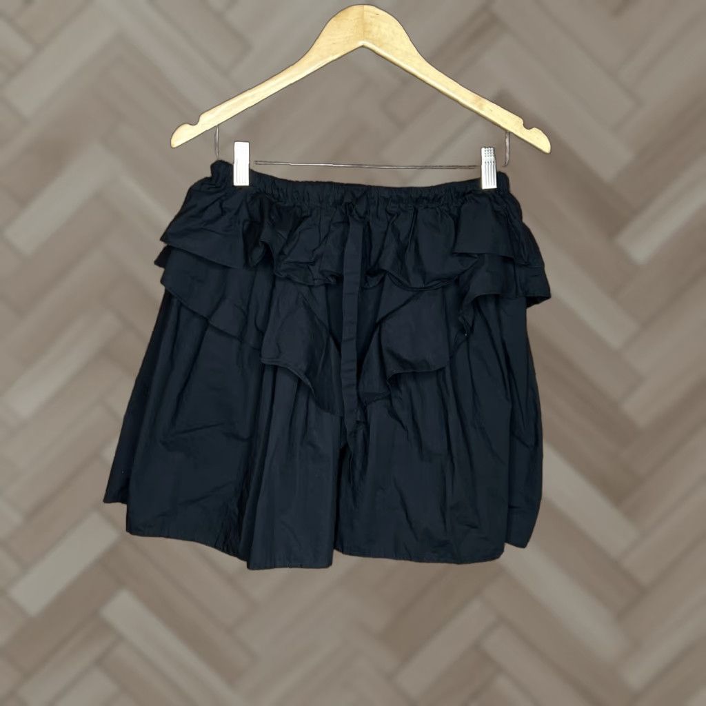 Ulla Johnson Ulla Johnson Skirt Women Long Wrap Black Cotton Size 2 Winter Spring 2022 Autumn Winter - 2 Size 26" / US 2 / IT 38 - 1 Thumbnail