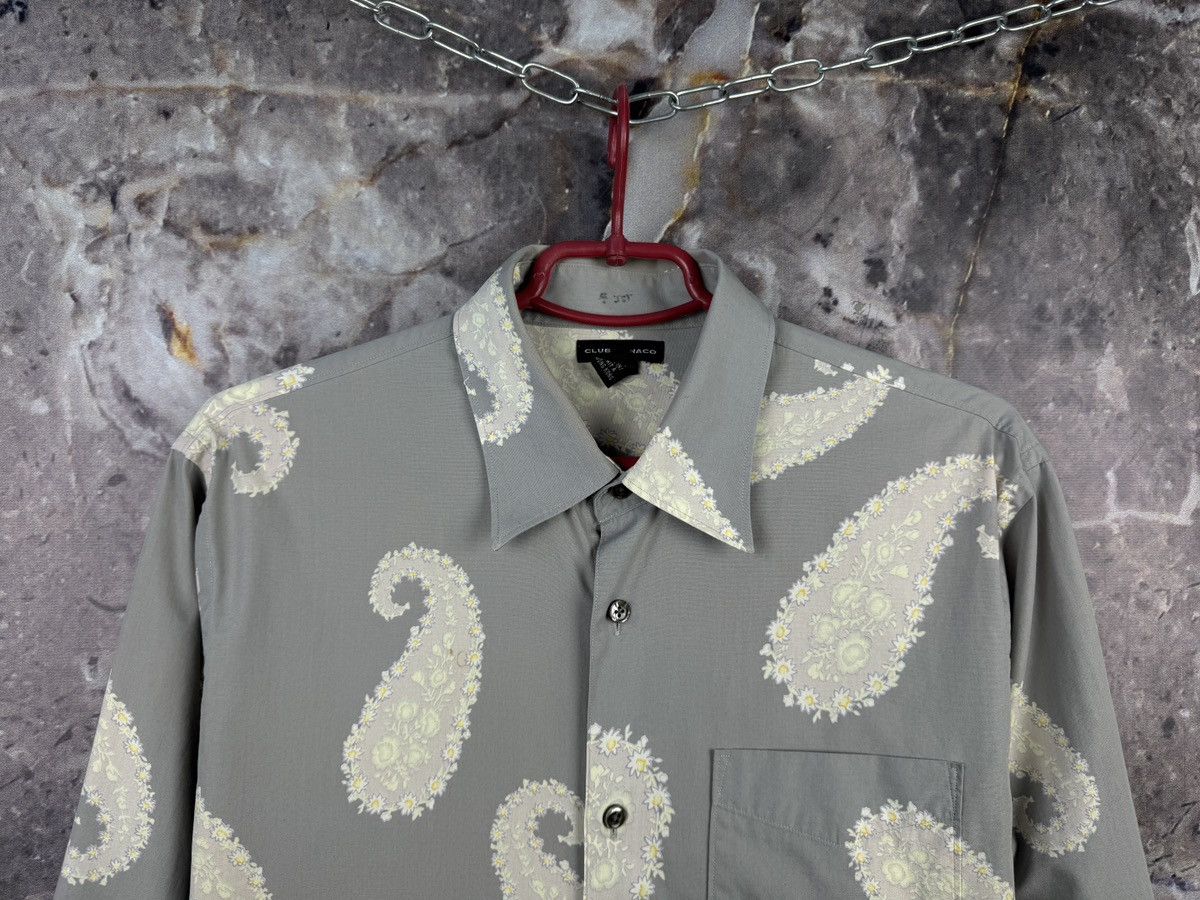 Club Monaco Club Monaco Paisley Button Up Shirt Gray Casual Men’s Size US M / EU 48-50 / 2 - 2 Thumbnail