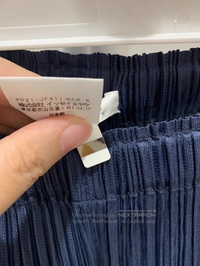 Issey Miyake Issey Miyake size:5 Blue-gray Trousers Size 22" - 6 Thumbnail