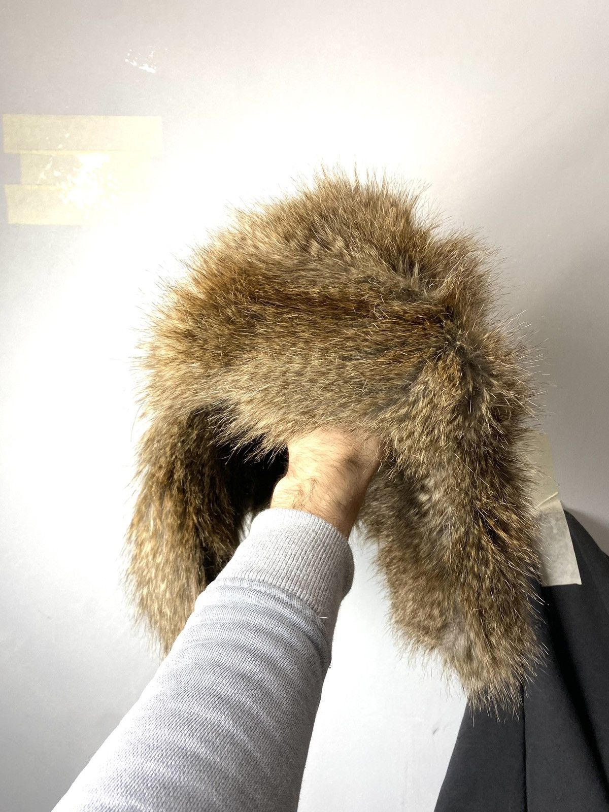Vintage Vintage 90s Ushanka Beanie Mohair Streetwear Hype American Size ONE SIZE - 1 Thumbnail