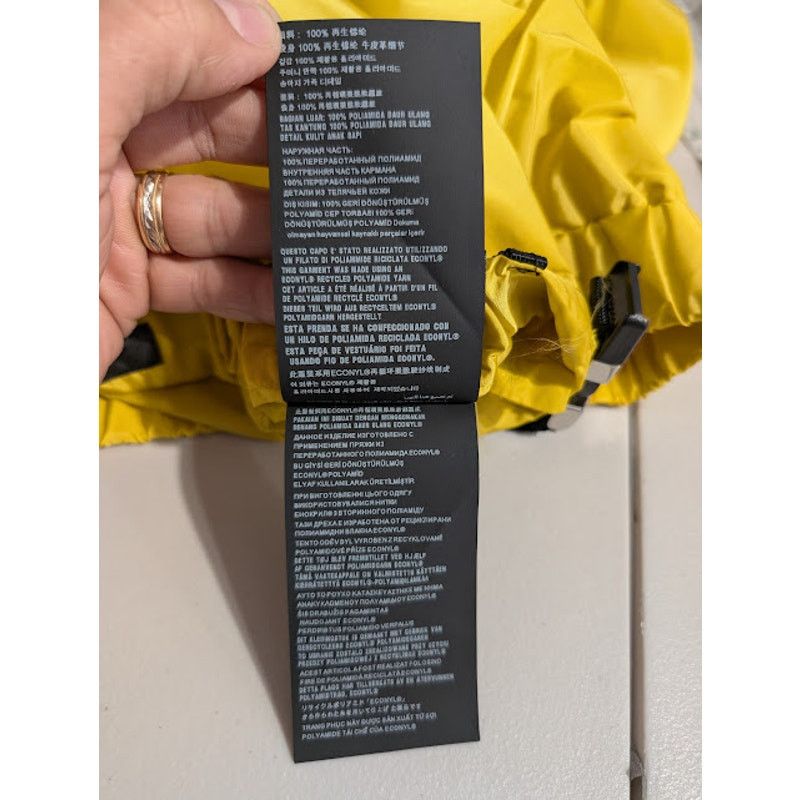 Prada o1rshd1 Re-Nylon Piuma Trousers in Yellow Size US 30 / EU 46 - 19 Thumbnail