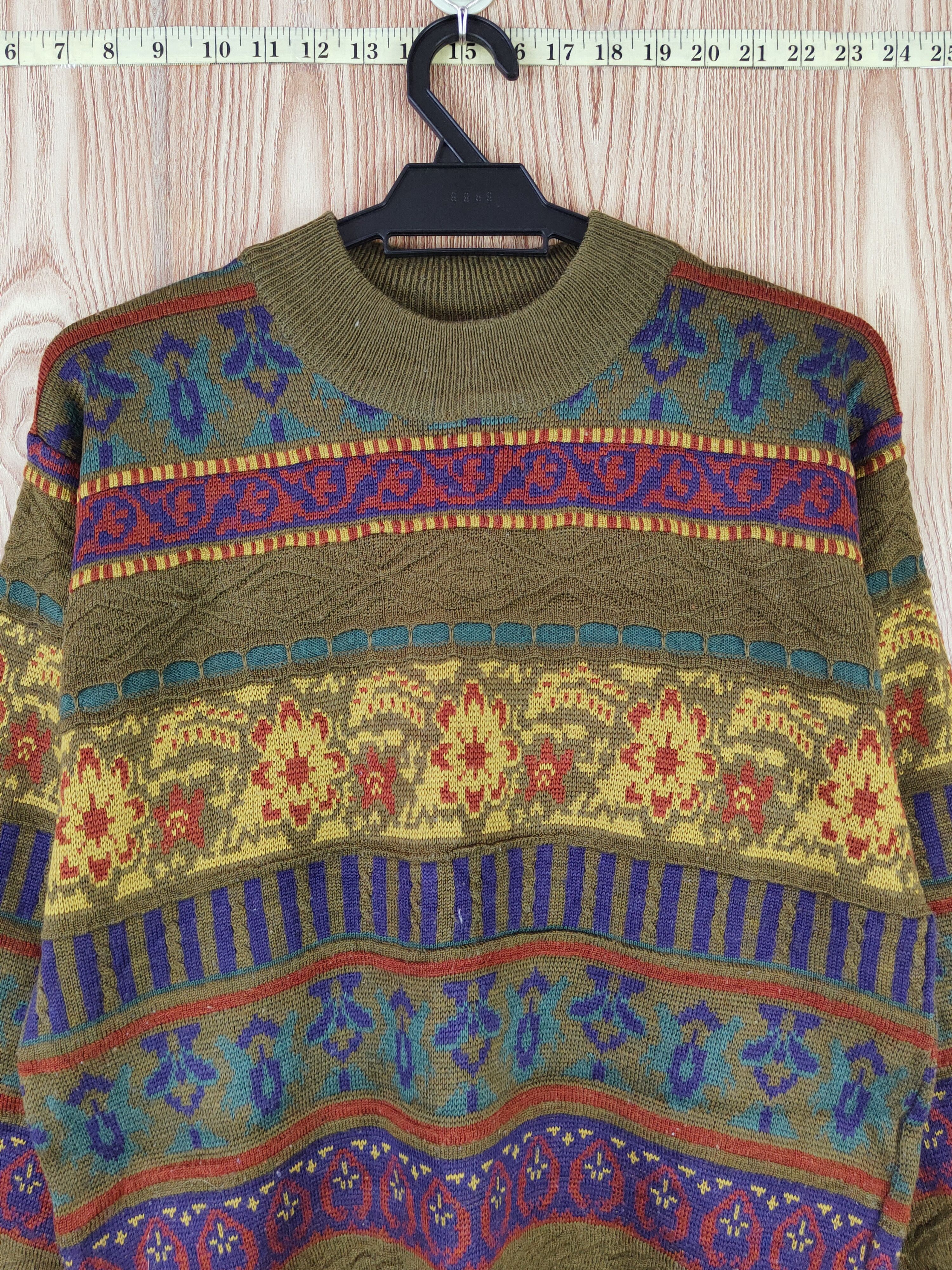 Homespun Knitwear Charlook Olive Knitwear Sweatshirts #W558 Size US M / EU 48-50 / 2 - 2 Thumbnail
