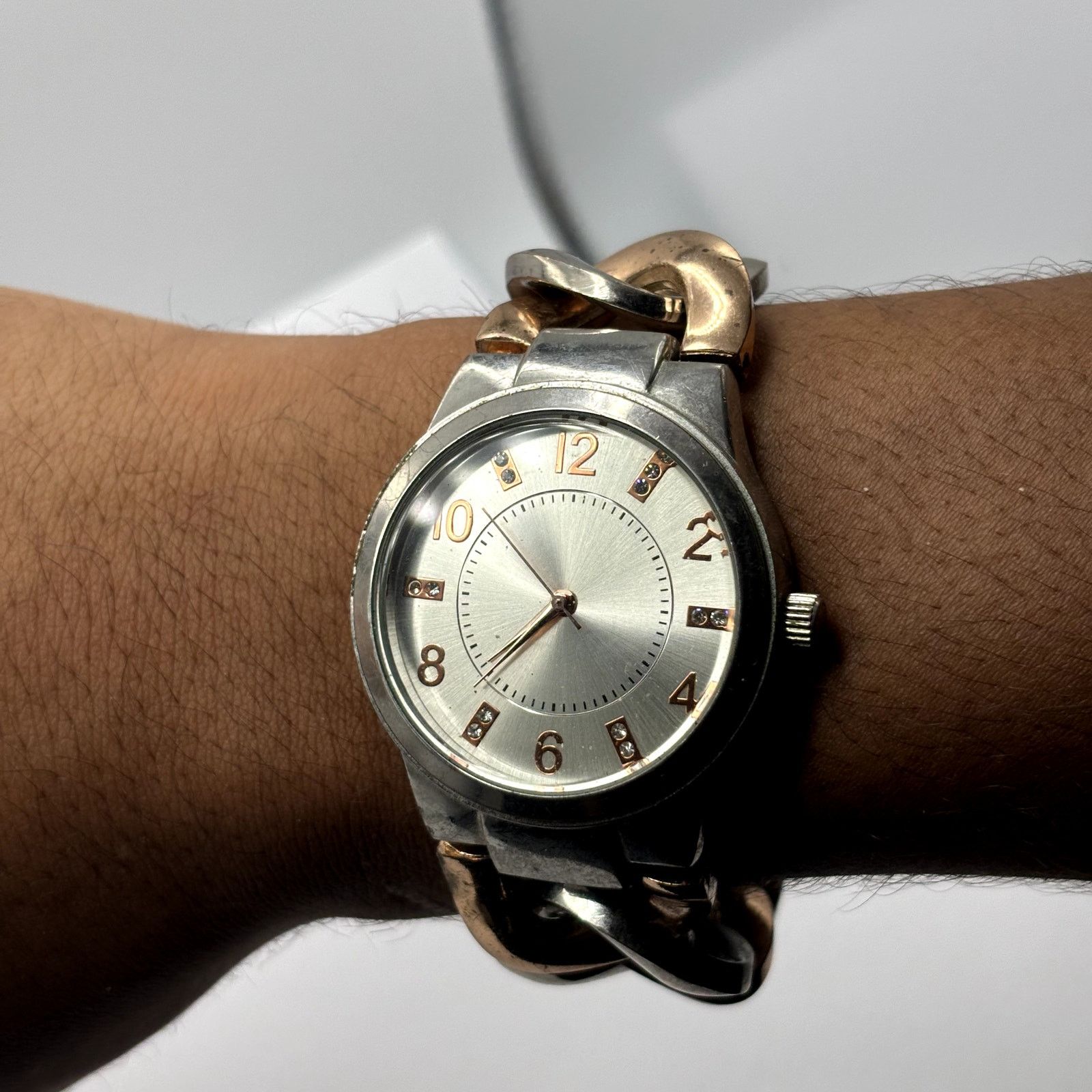 Other Y2K Gold & Silver Watch Size ONE SIZE - 2 Thumbnail