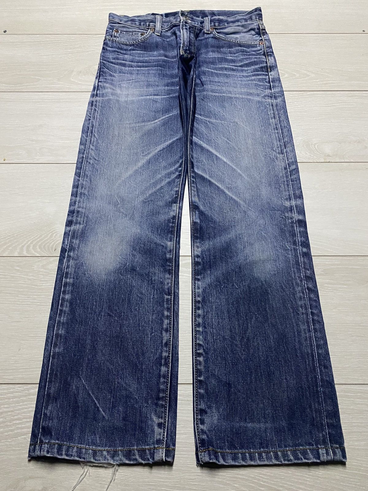 Japanese Brand Vintage Japanese Brand Uniqlo S-002 Blue Faded Wash Jeans Size US 28 / EU 44 - 1 Thumbnail