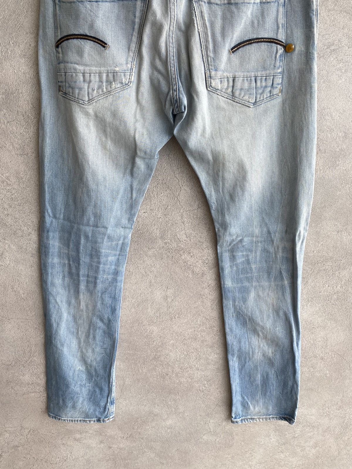 G-Star G Star Raw 3301 Distressed Denim Size US 32 / EU 48 - 8 Thumbnail
